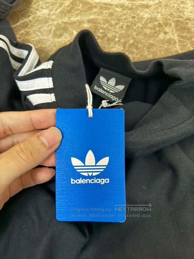 Balenciaga Balenciaga Black Adidas collaboration short-sleeve Size US S / EU 44-46 / 1 - 4 Thumbnail
