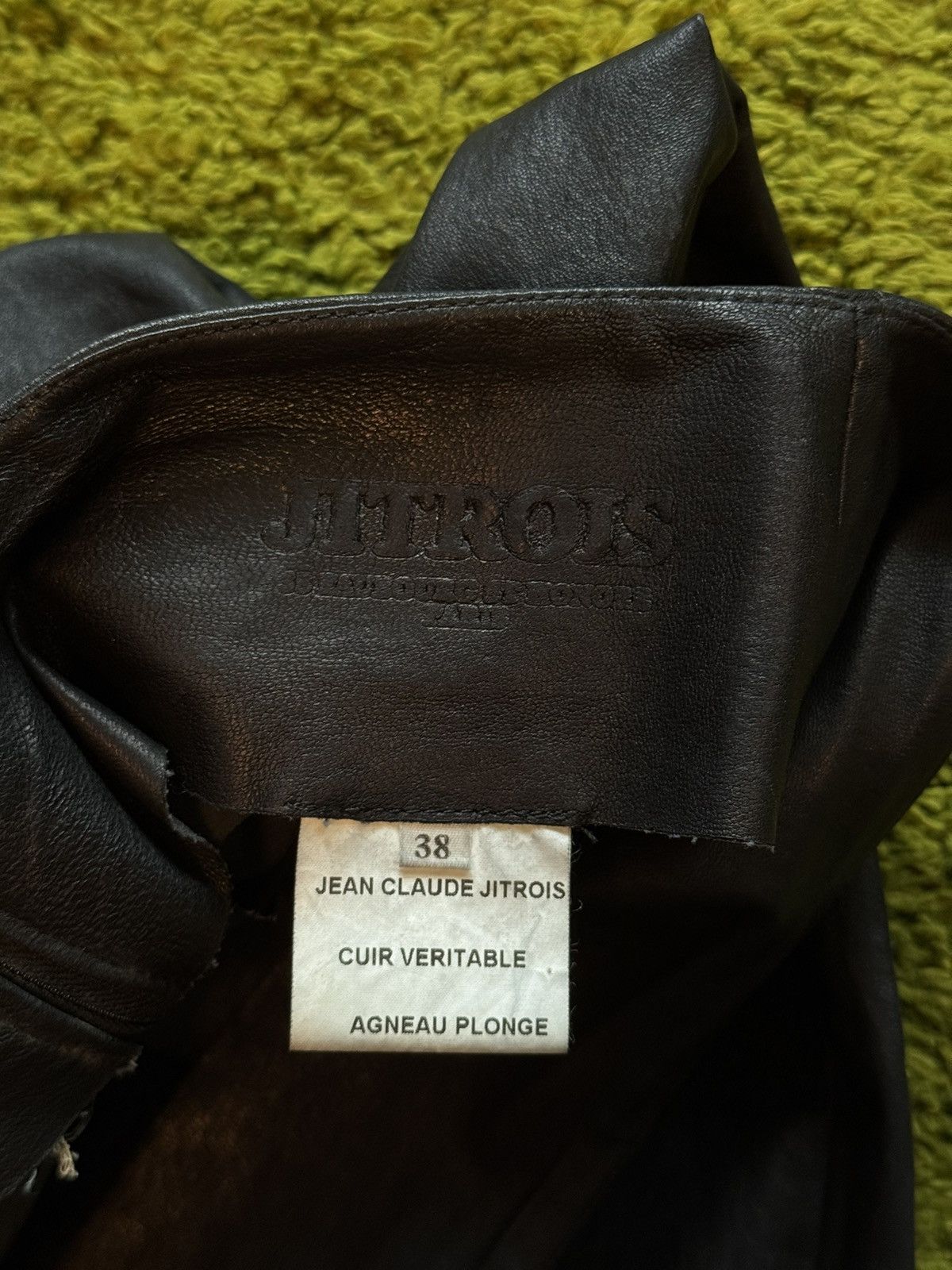 Jitrois Jean Claude Jitrois 1990s archive vintage real leather pants Size 26" / US 2 / IT 38 - 4 Thumbnail