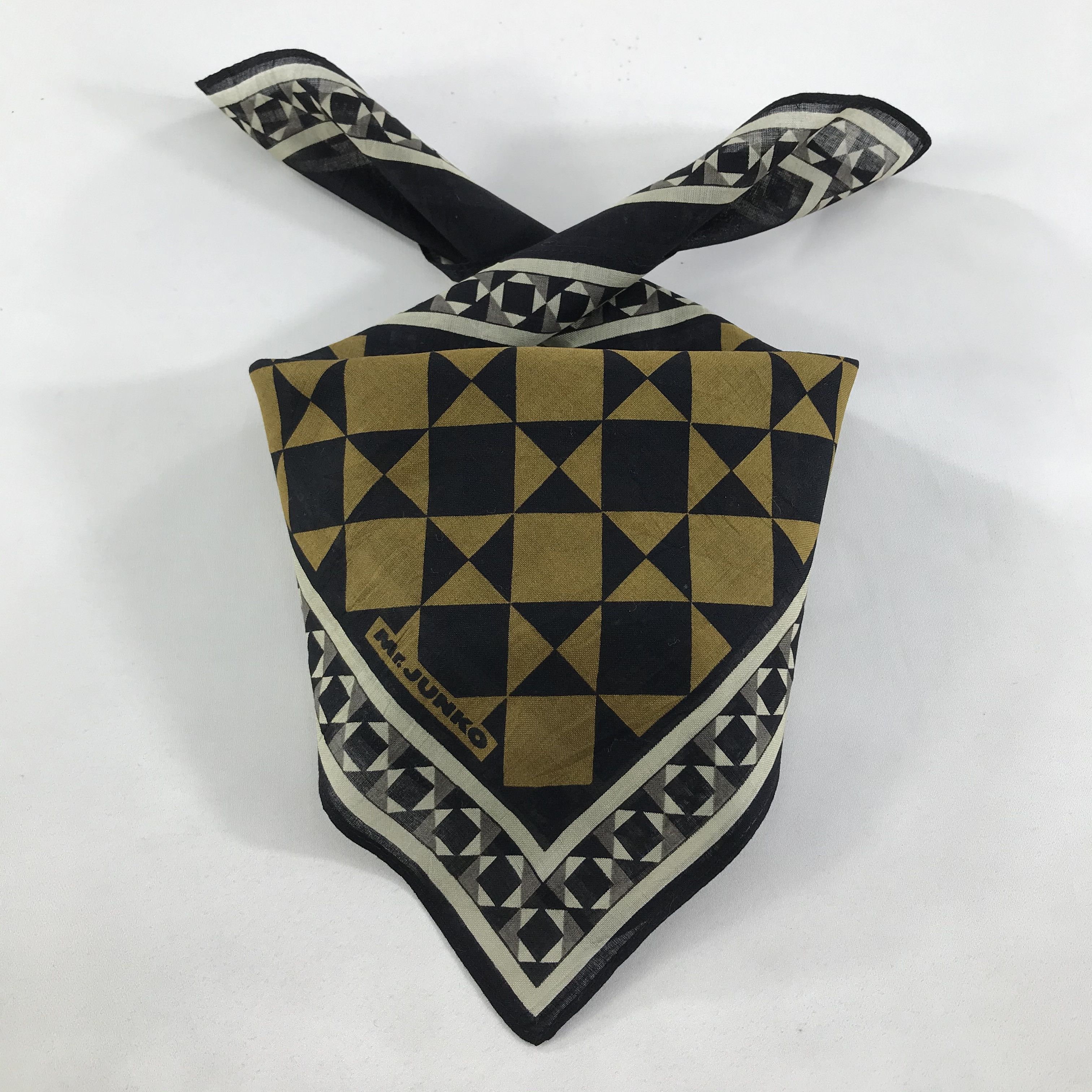 Mr. Junko × Vintage Mr. Junko Bandana / Handkerchief / Neckerchief - S1458 Size ONE SIZE - 3 Thumbnail