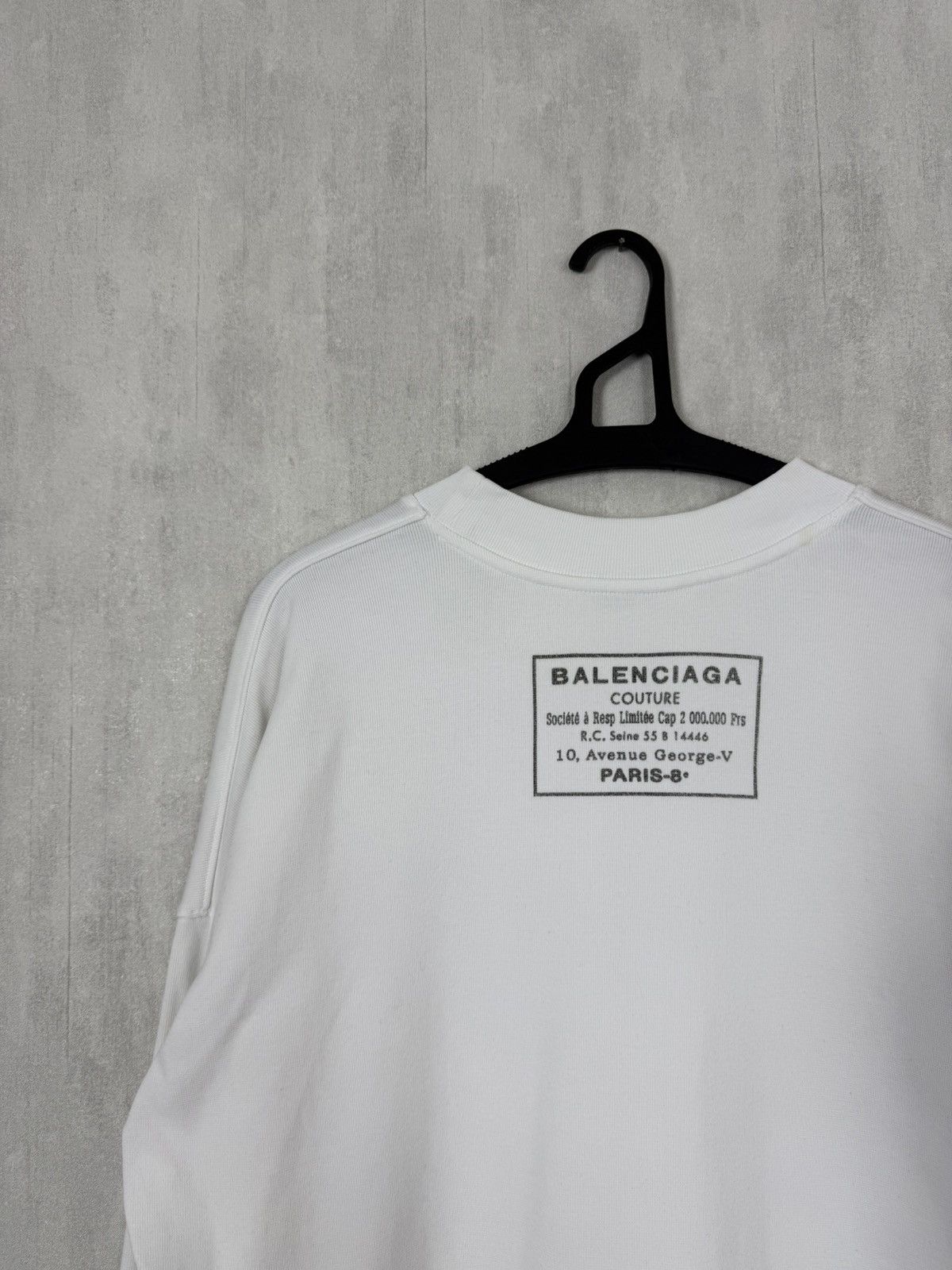 Balenciaga Balenciaga Couture Women’s White Long Sweatshirt Size S Size S / US 4 / IT 40 - 13 Thumbnail