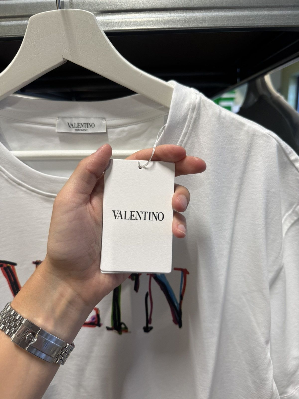 Valentino Valentino VLTN Logo T-Shirt NEW 600$ Size US XXL / EU 58 / 5 - 3 Thumbnail