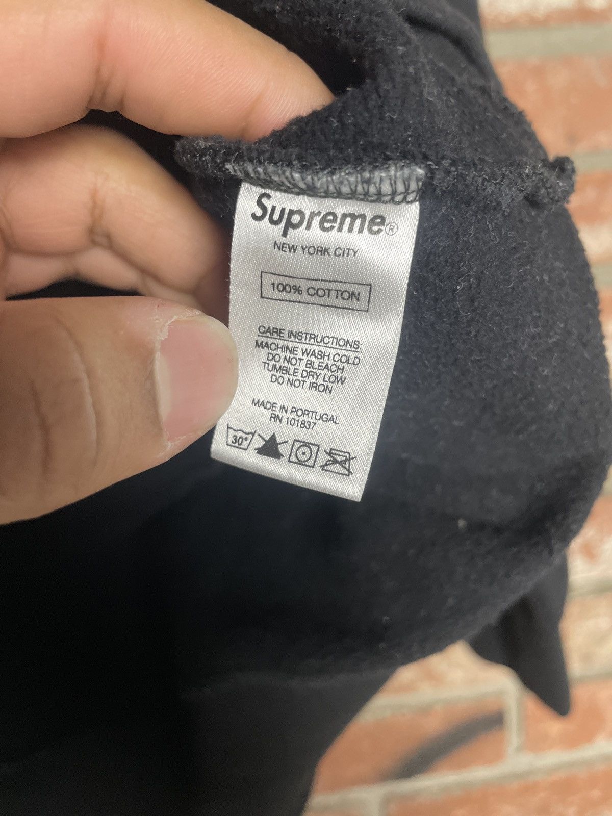 Comme des Garcons × Supreme Supreme Comme des Garçon Black Split Box Logo Hoodie Size US L / EU 52-54 / 3 - 5 Thumbnail