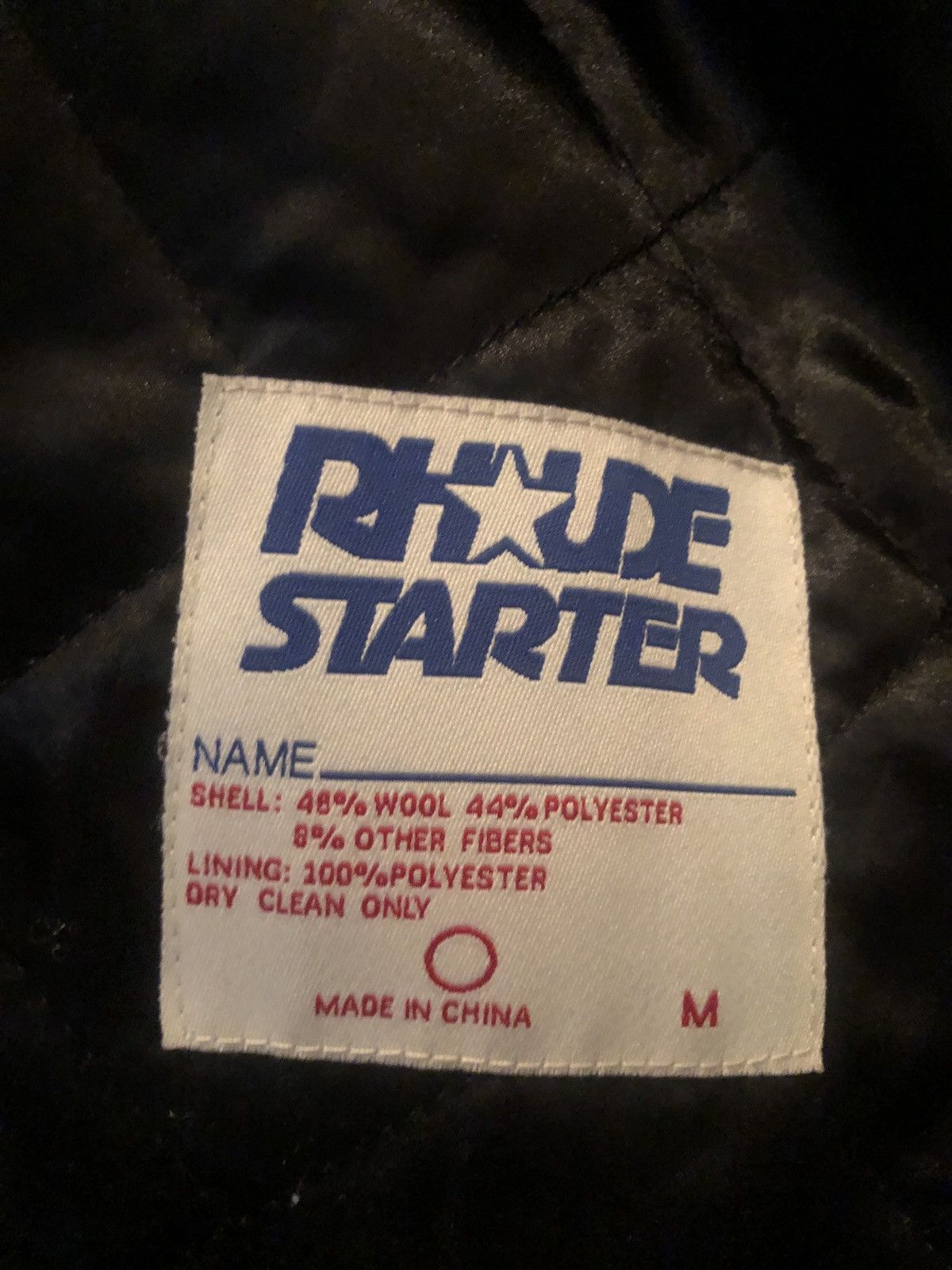 Rhude Rhude Starter Varsity Jacket M Size US M / EU 48-50 / 2 - 7 Thumbnail