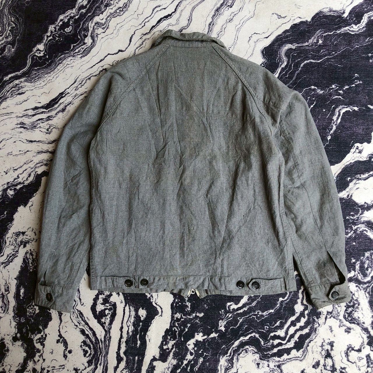 Japanese Brand General Supply Minimal Zip Work Jacket Grey Size US S / EU 44-46 / 1 - 5 Thumbnail