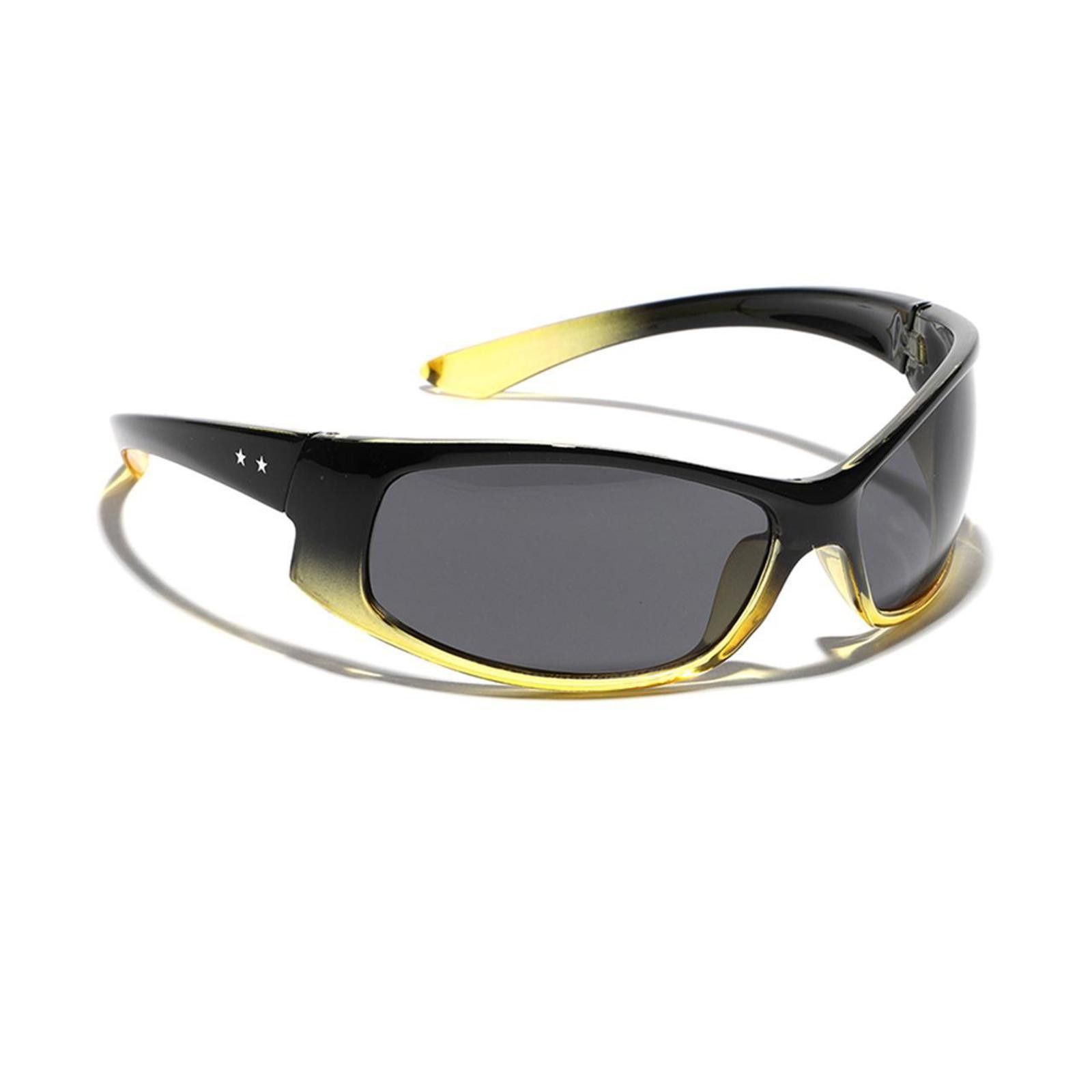 Japanese Brand Y2k Avant Garde Futuristic Cat Eye Black Sunglasses Unisex Size ONE SIZE - 3 Thumbnail