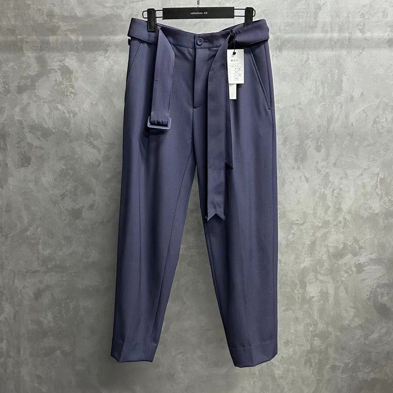 Dior The latest blue solid color laced trousers 2501-Nextarrow Size US 28 / EU 44 - 1 Thumbnail
