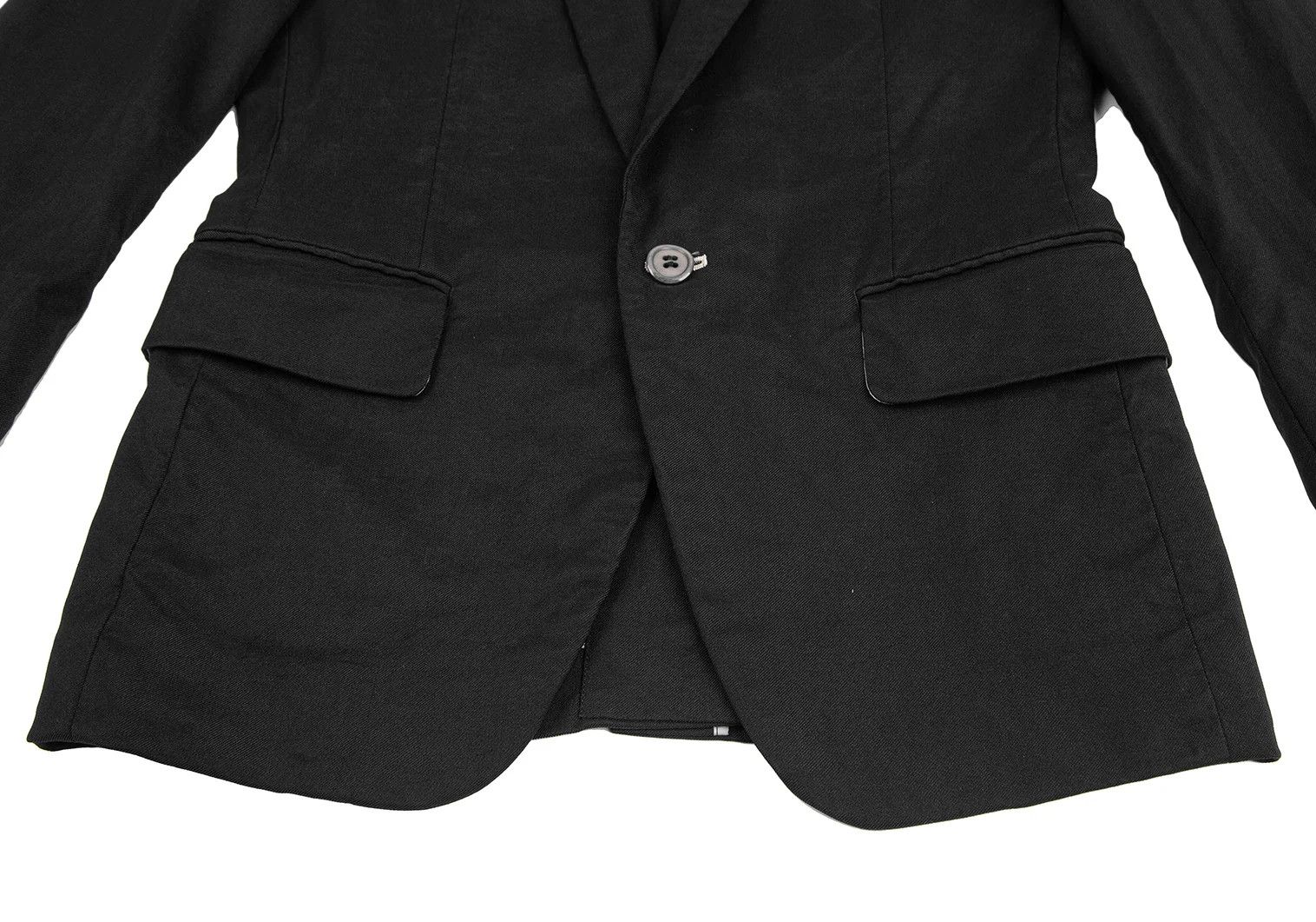 Comme des Garcons Homme Plus Stretch Nylon Jacket in Black, Size S Size US S / EU 44-46 / 1 - 8 Thumbnail