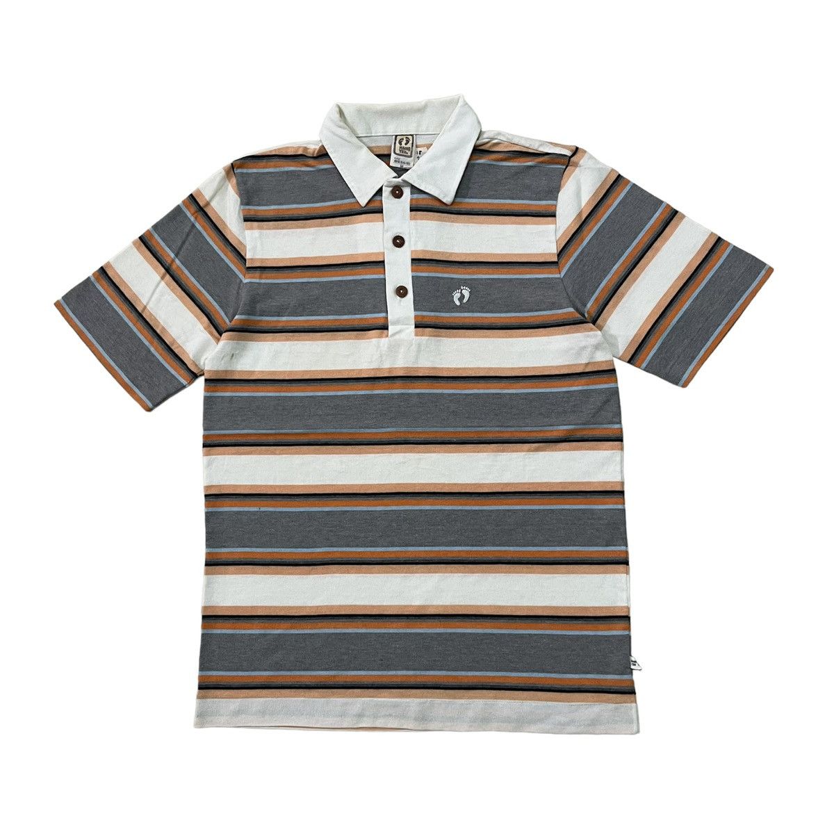 Hang Ten Vintage 80s 90s Hang Ten Stripe Size US S / EU 44-46 / 1 - 1 Thumbnail