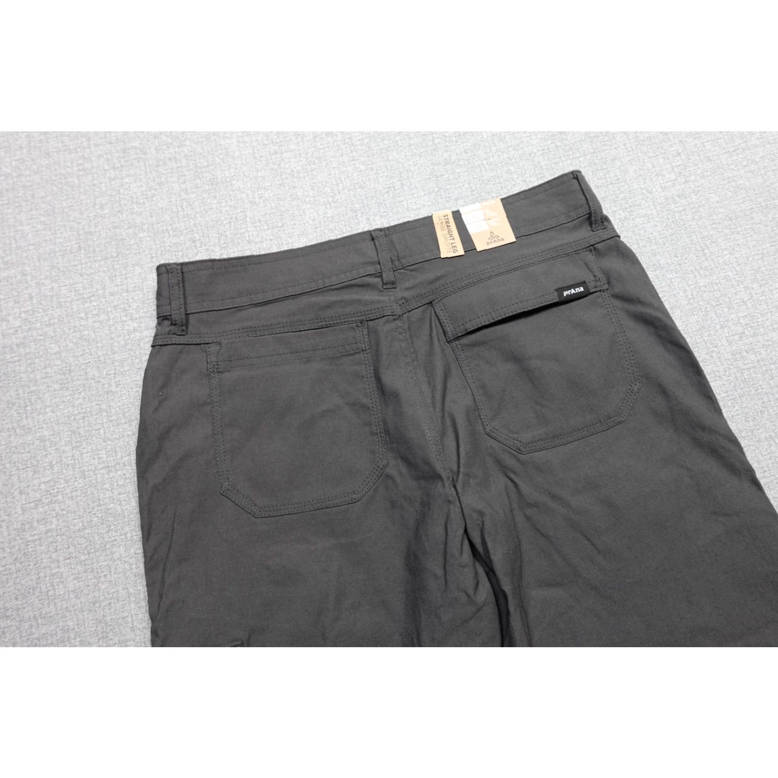 Prana prAna Stretch Zion Pant II Mens 31x30 Dark Iron Cargo Pants Stretch DWR Zip Front Pockets Travel Casual Holiday Fall Spring Summer Size US 31 - 2 Thumbnail