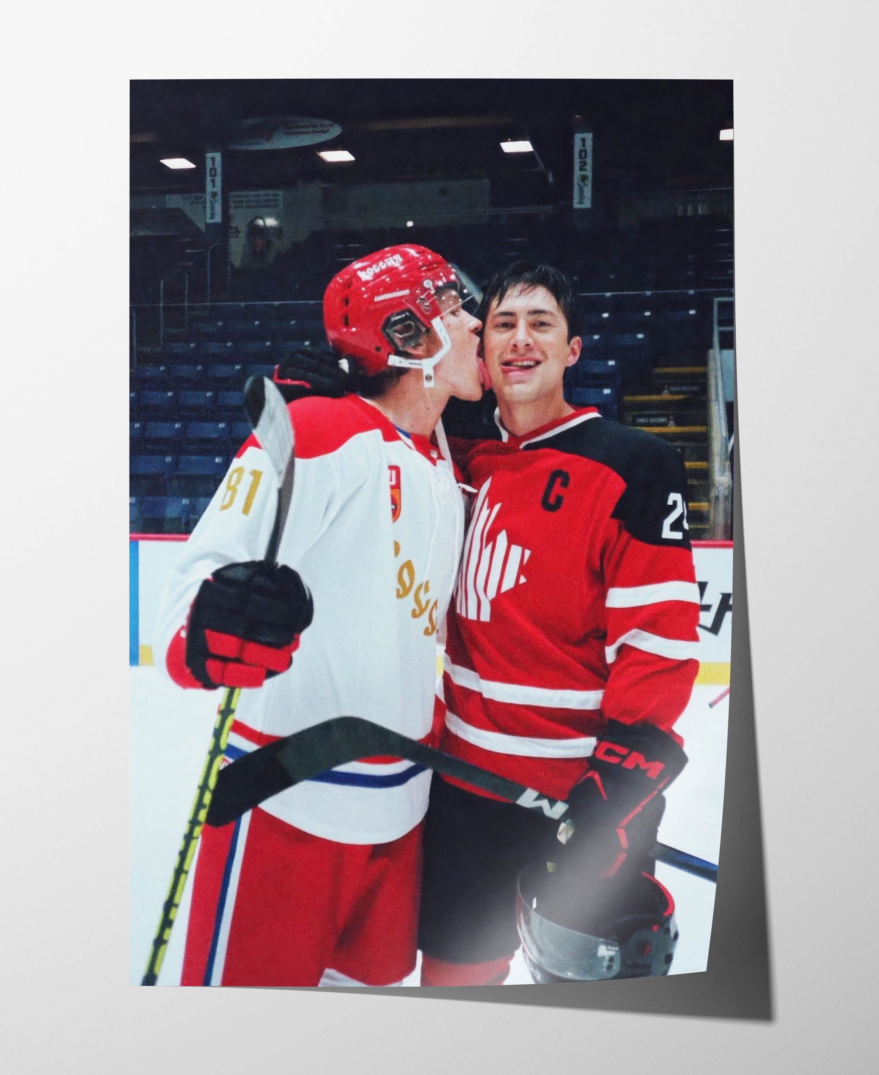 Guide Series Heated Rivalry Poster Hollanov print Rozanov Hollander art Size ONE SIZE - 1 Thumbnail