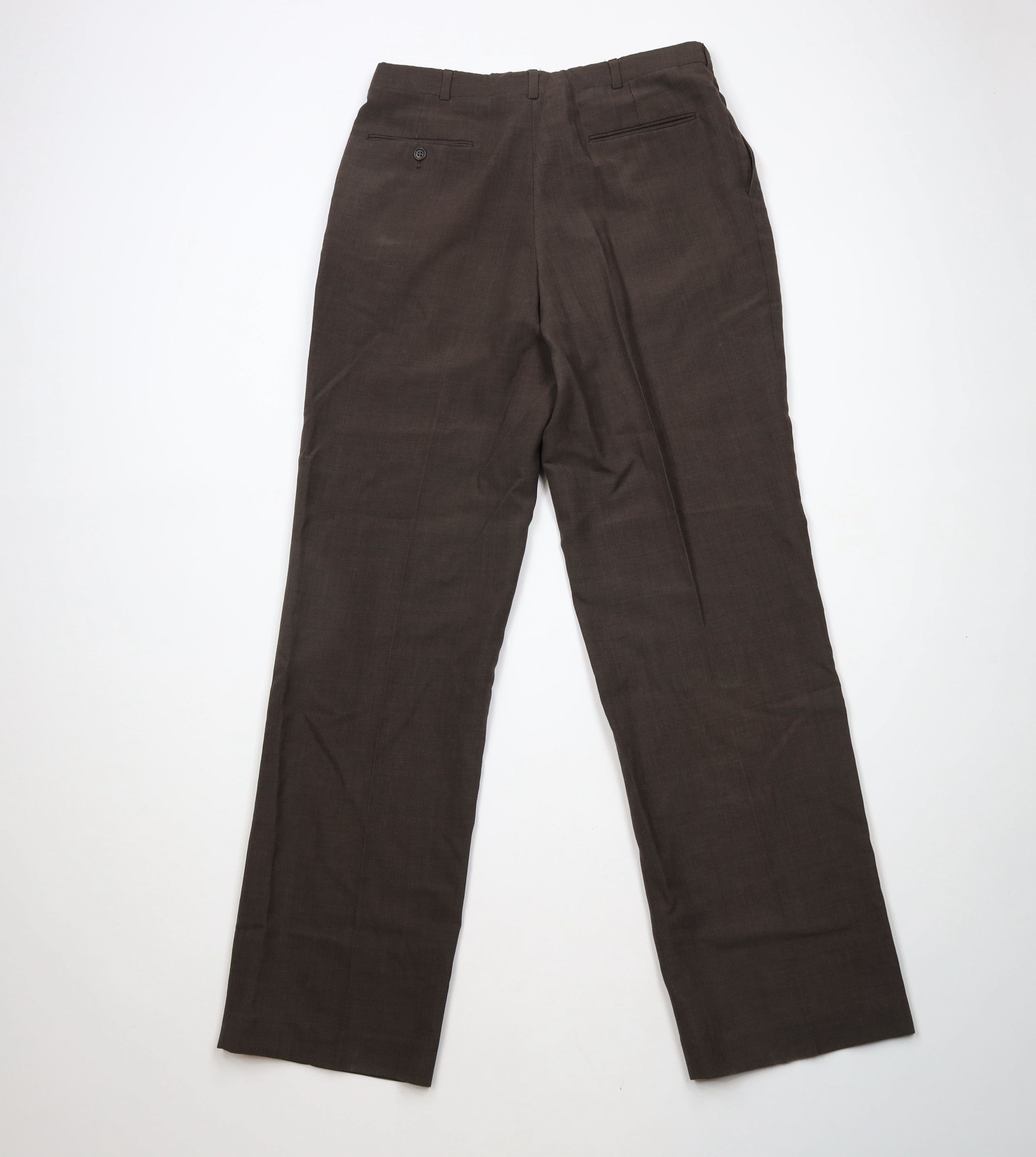 Vintage Vintage 90s Streetwear Flared Wide Leg Chino Pants Brown USA Size US 32 / EU 48 - 10 Thumbnail