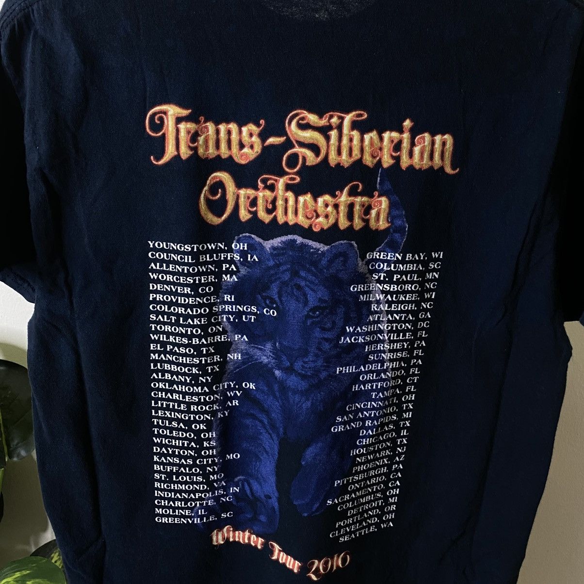 Band Tees Trans-Siberian Orchestra Rock Band Winter Tour 2016 T Shirt Size US M / EU 48-50 / 2 - 5 Thumbnail