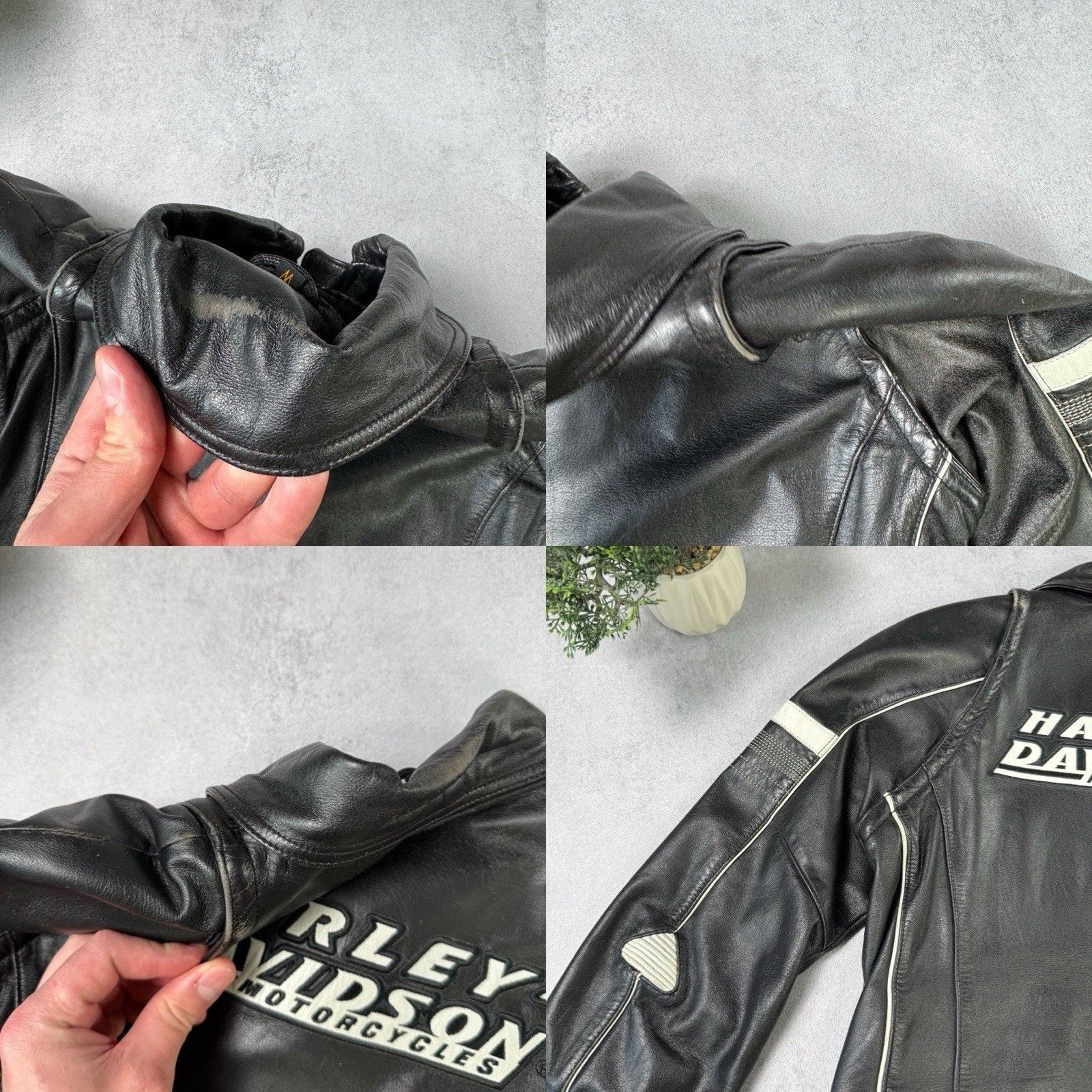 Harley Davidson Harley Davidson Leather Racing Jacket Women's Vintage Y2K Size XS / US 0-2 / IT 36-38 - 24 Thumbnail