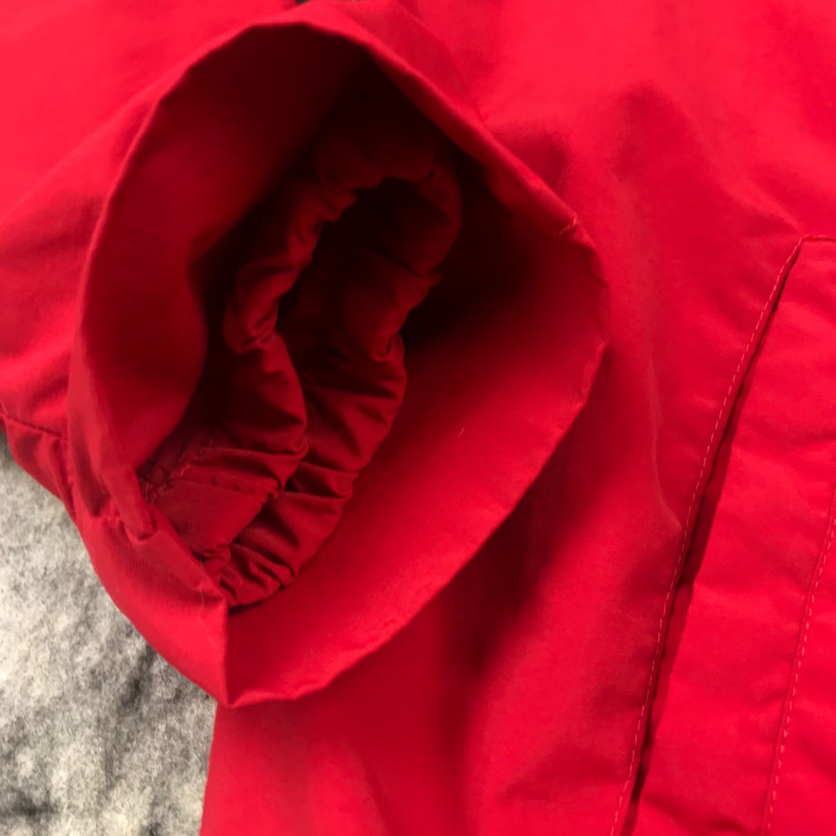 Charter Club VTG Charter Club Womens Jacket Large Red Zip Up Pockets Nylon Hood Packable Windbreaker Size L / US 10 / IT 46 - 4 Thumbnail