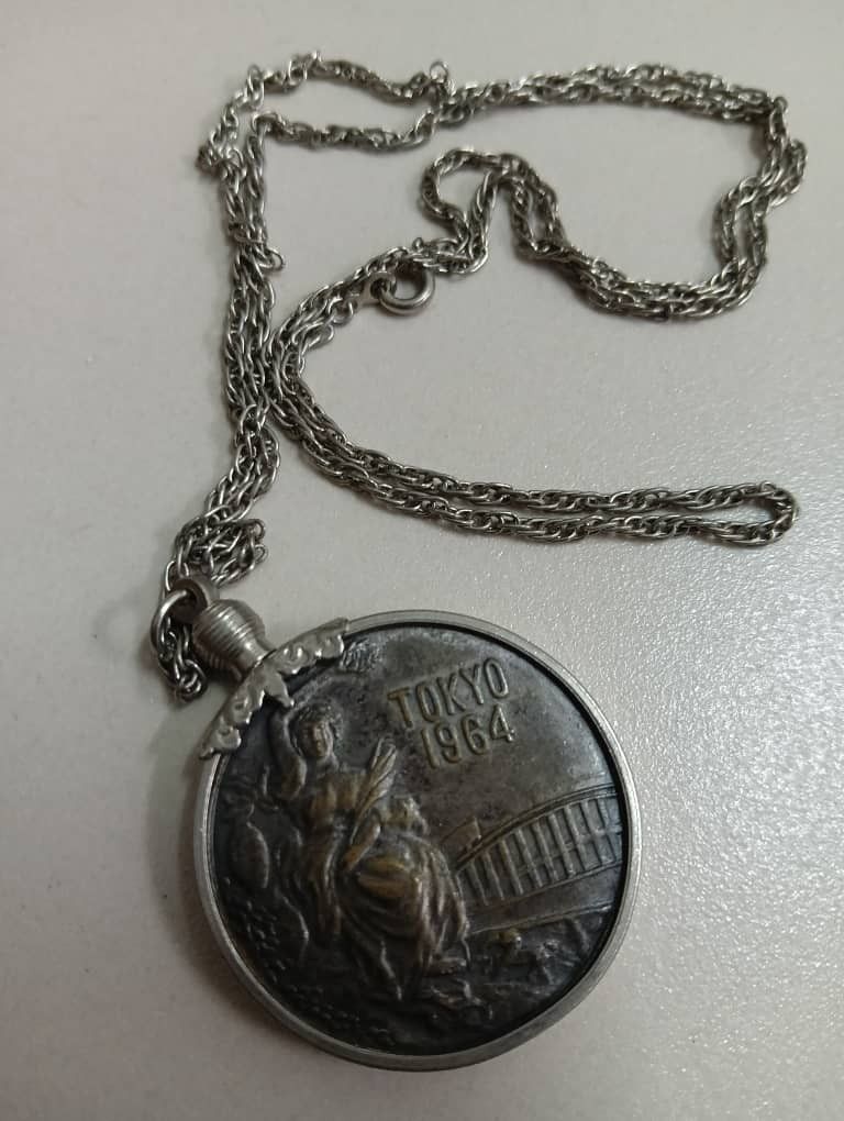 🔥Vintage 1964 TOKYO JAPAN OLYMPIC Necklace Medal
