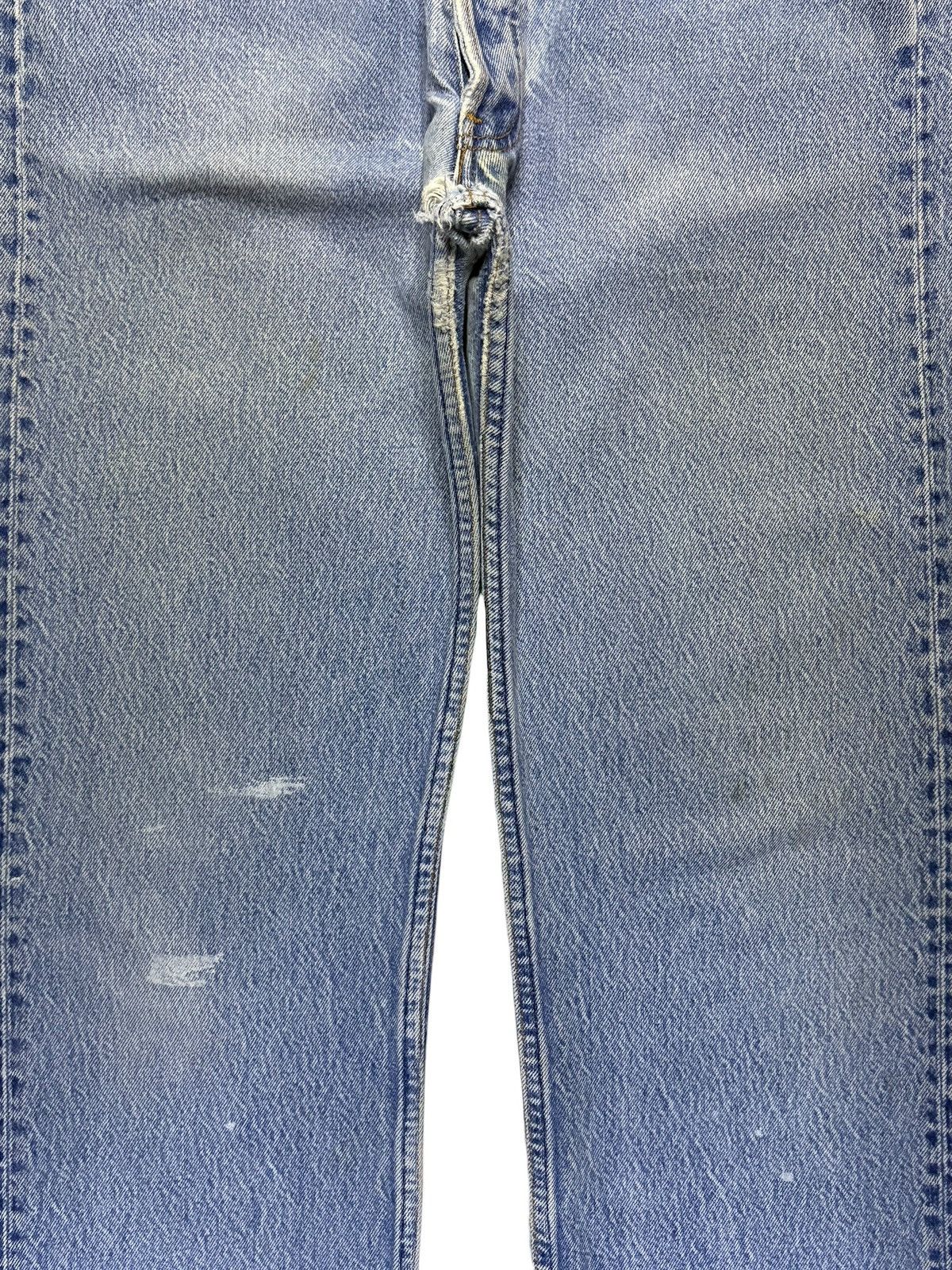 Levi's Vintage 80s Levis 501xx Blue Wash Distressed Jeans Size US 31 - 5 Thumbnail