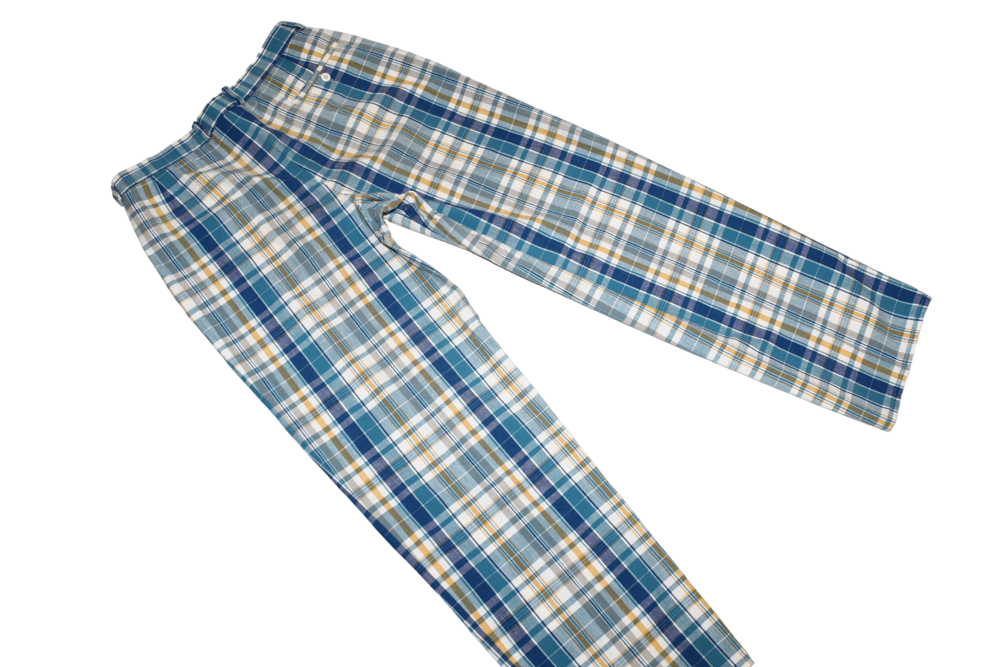 Lacoste 80s Chemise Lacoste Relaxed Double-check Cotton Casual Pants Size US 32 / EU 48 - 9 Thumbnail