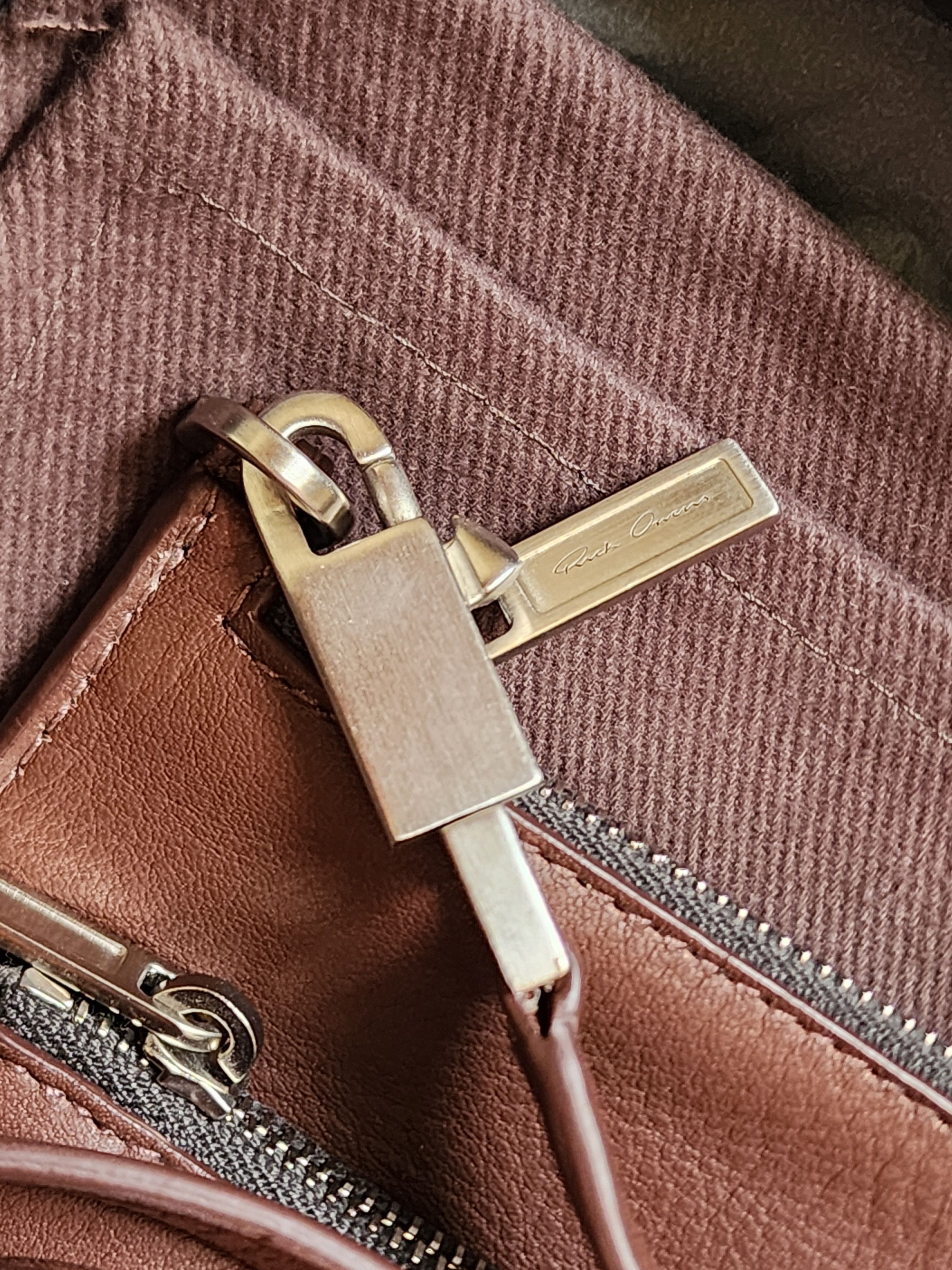 Rick Owens Rick Owens Brown Club Pouch Size ONE SIZE - 5 Thumbnail