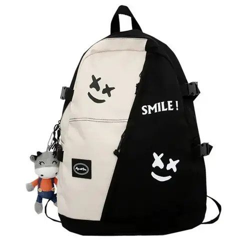 Japanese Brand Fashion smile backpack aesthetic Size ONE SIZE - 1 Thumbnail