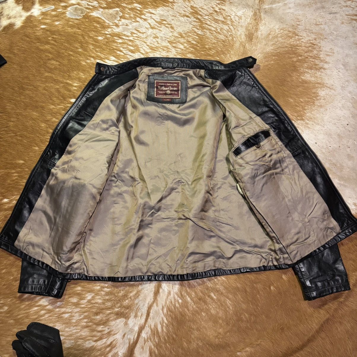 Marlboro Classics Marlboro Classic Leather Jacket Fit L Size XL Size US L / EU 52-54 / 3 - 13 Thumbnail