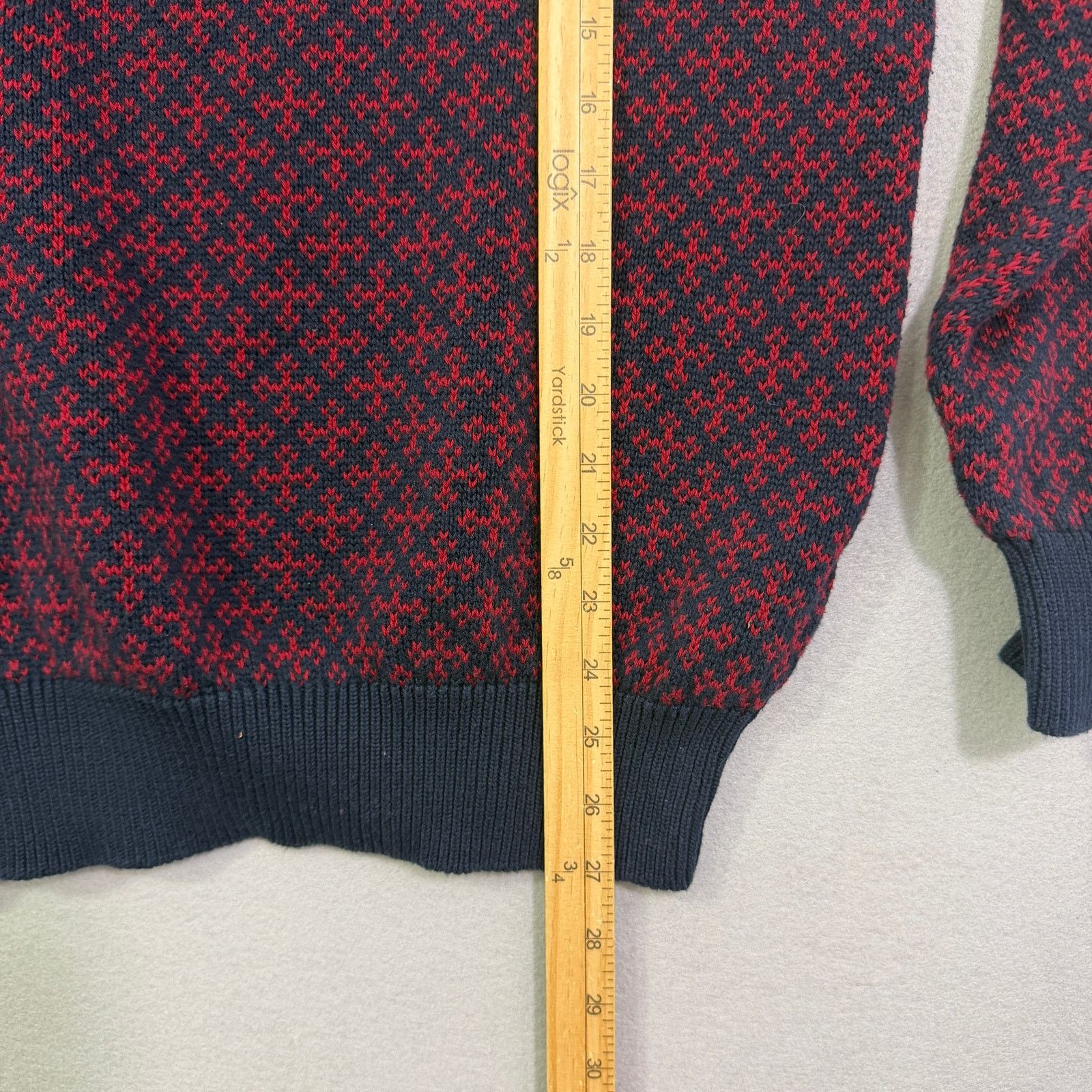 Pendleton Pendleton Collared Sweater Men's Medium Red Blue Geometric Size US M / EU 48-50 / 2 - 9 Thumbnail