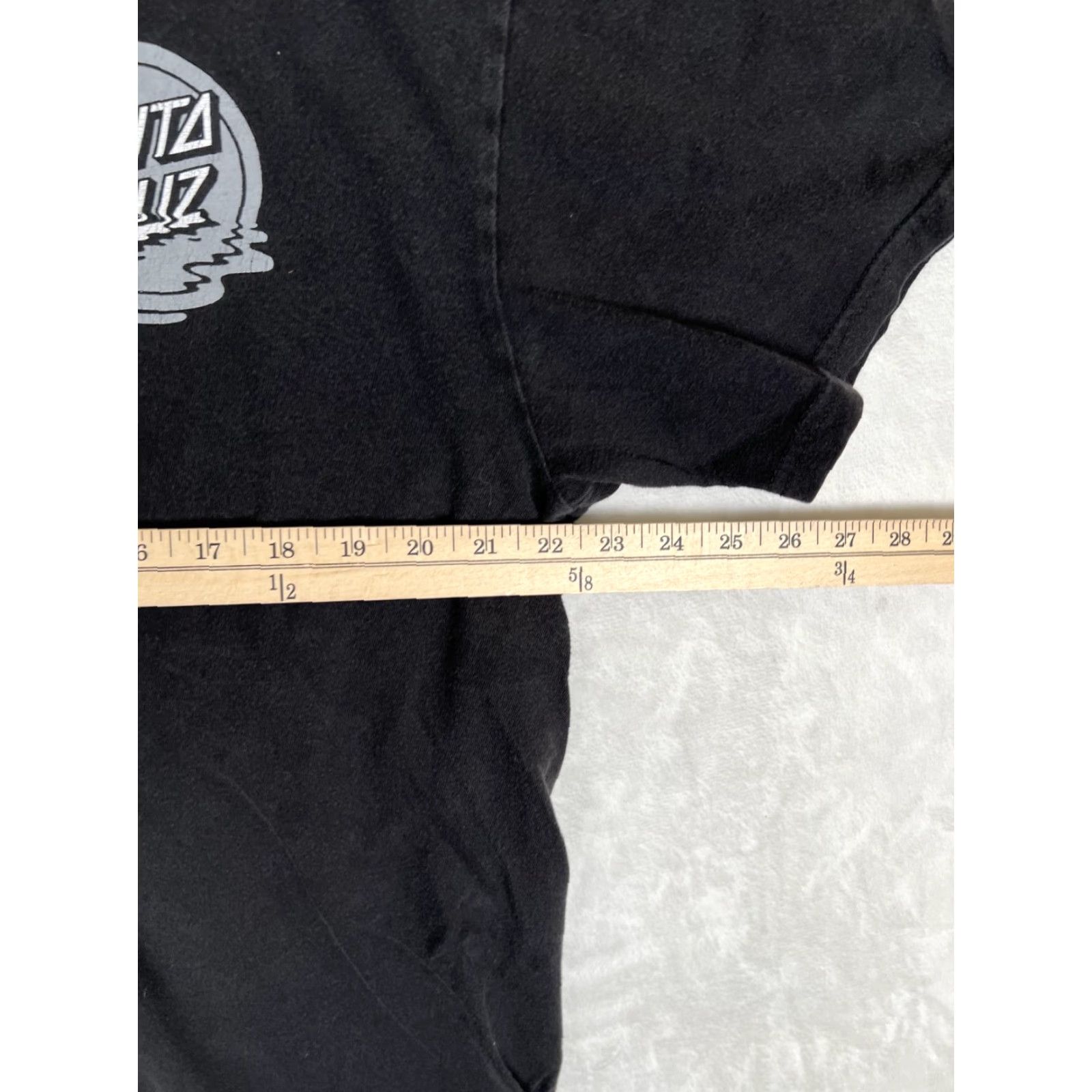 Vintage VINTAGE Santa Cruz T-Shirt Black 90s Logo Crew Neck Short Sleeve Men L Size US L / EU 52-54 / 3 - 6 Thumbnail