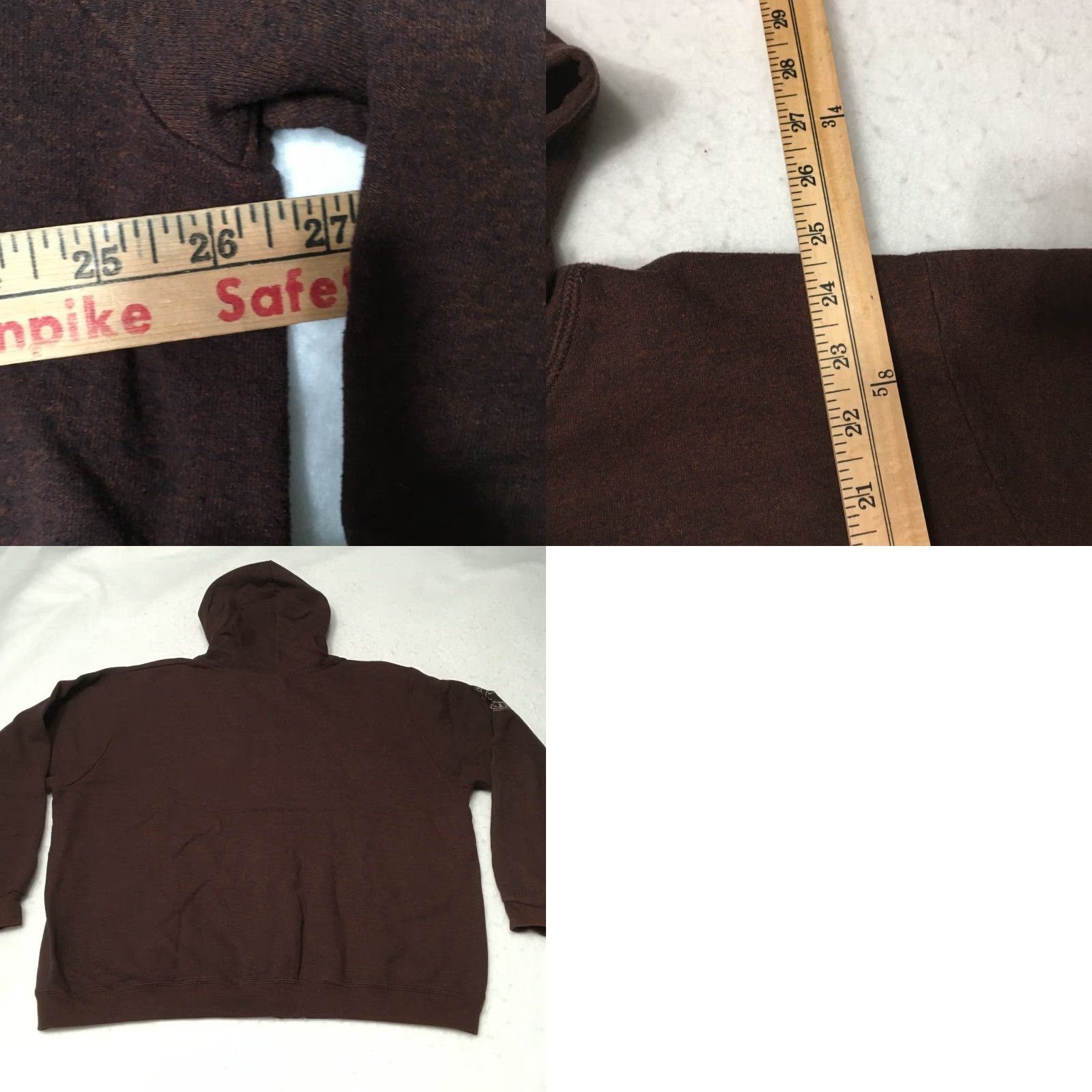 Gildan Gildan Rocky Mountains Hoodie Sweatshirt Pullover 2XL Brown Zipper hoodie Long Sleeve Men Regular 50/50 /* Size US XXL / EU 58 / 5 - 8 Thumbnail