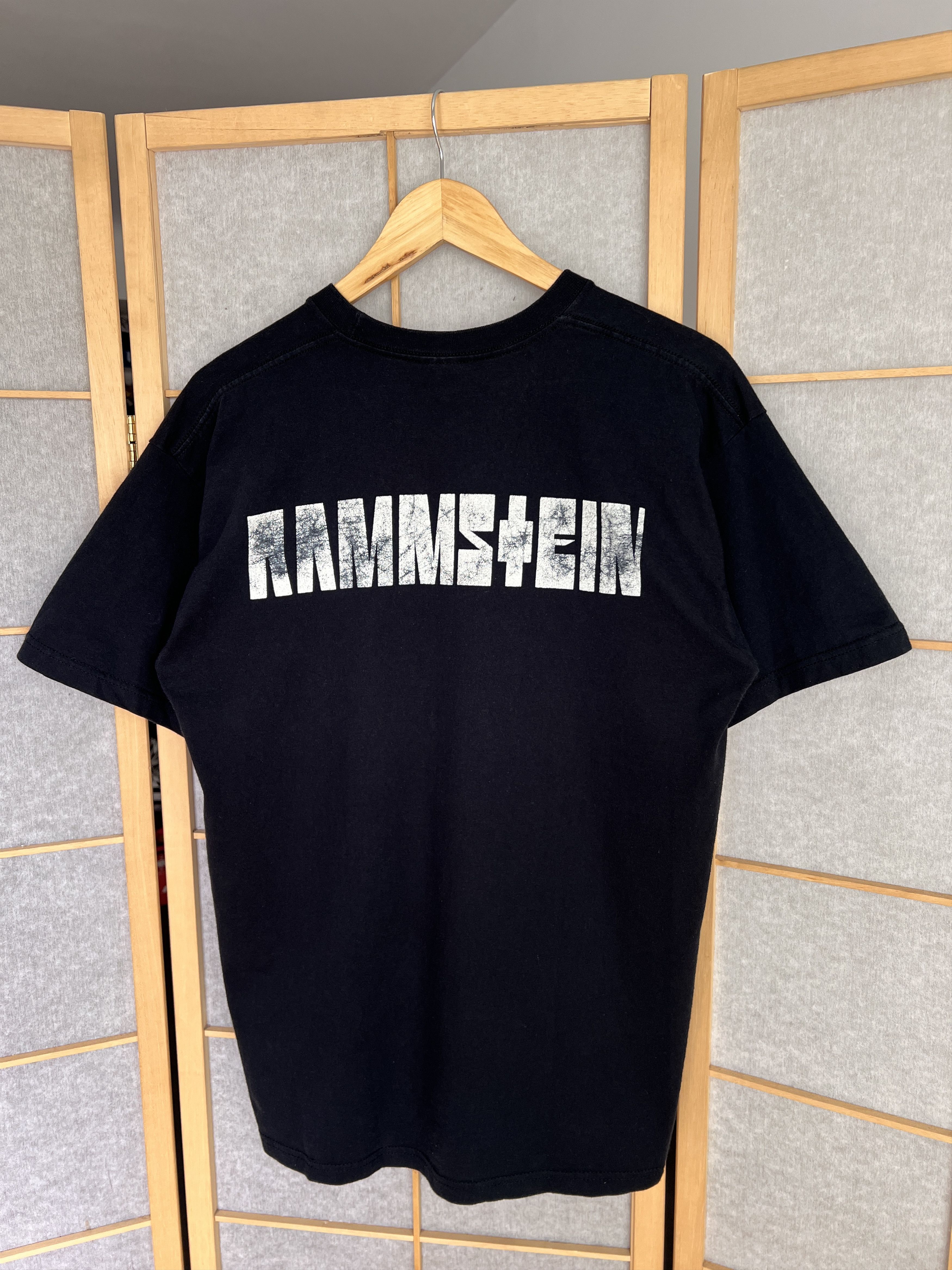 Fruit Of The Loom Rare! Rammstein 2007 Kein Engel t shirt promo album tee tour Size US L / EU 52-54 / 3 - 14 Thumbnail