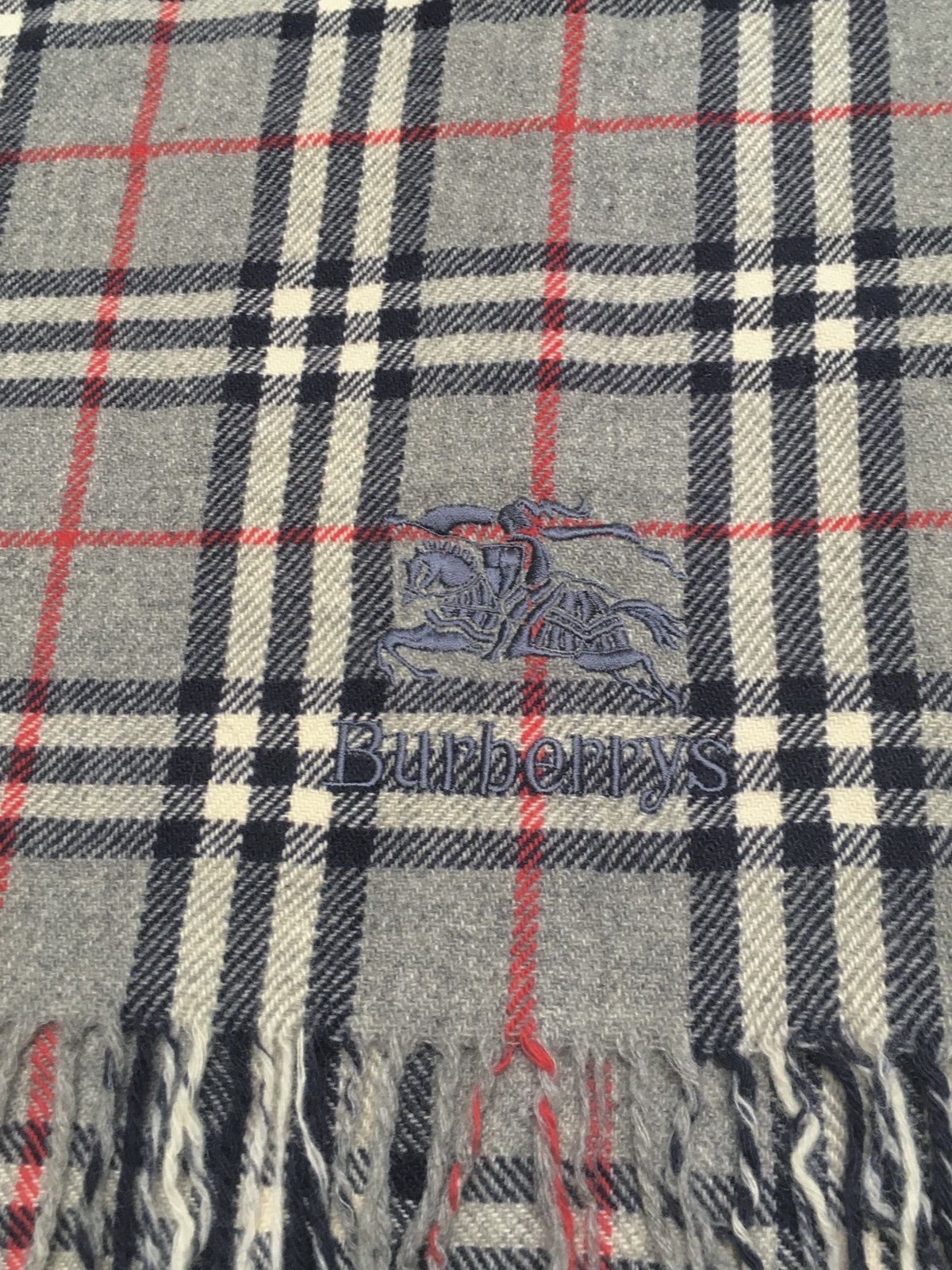 Burberry × Designer × Vintage Rare Design Vintage Brand Burberry's Scarf 1990s Size ONE SIZE - 5 Thumbnail