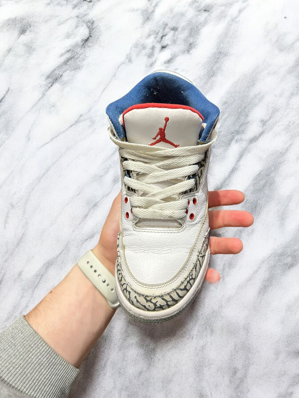 Jordan Brand × Nike Nike air Jordan 3 true blue Size US 4.5 / IT 34.5 - 11 Thumbnail