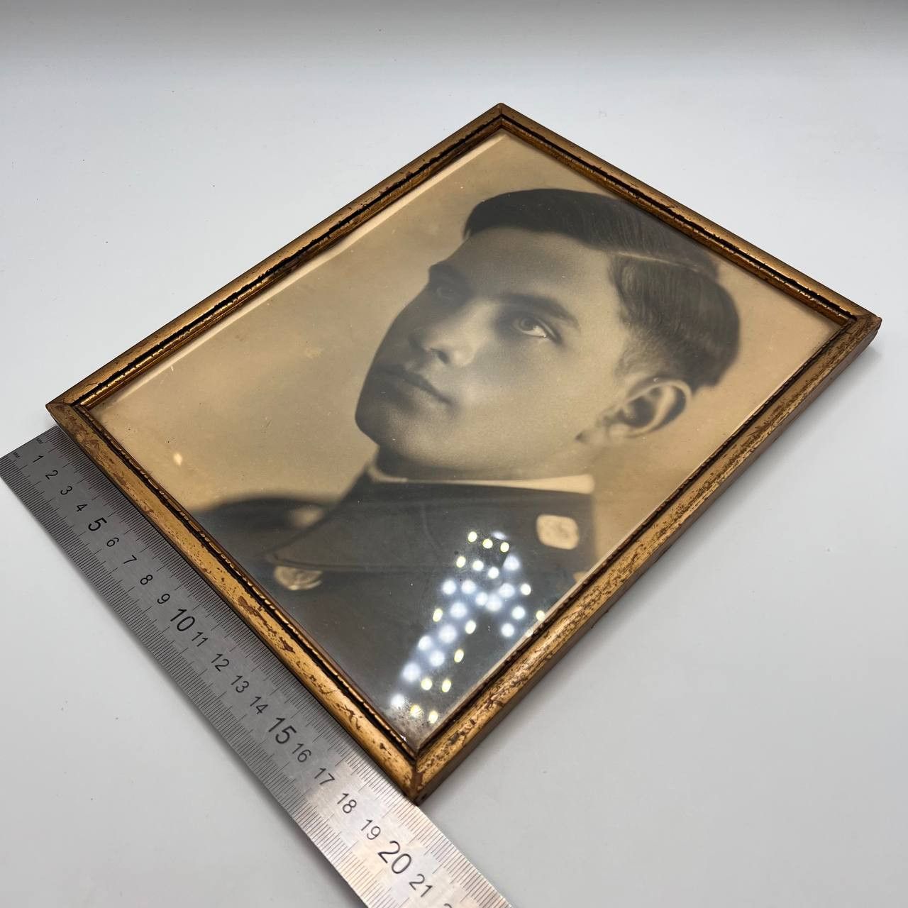 Vintage 1940's Vintage Portrait Photo Soldier Hungary WWII Size ONE SIZE - 7 Thumbnail
