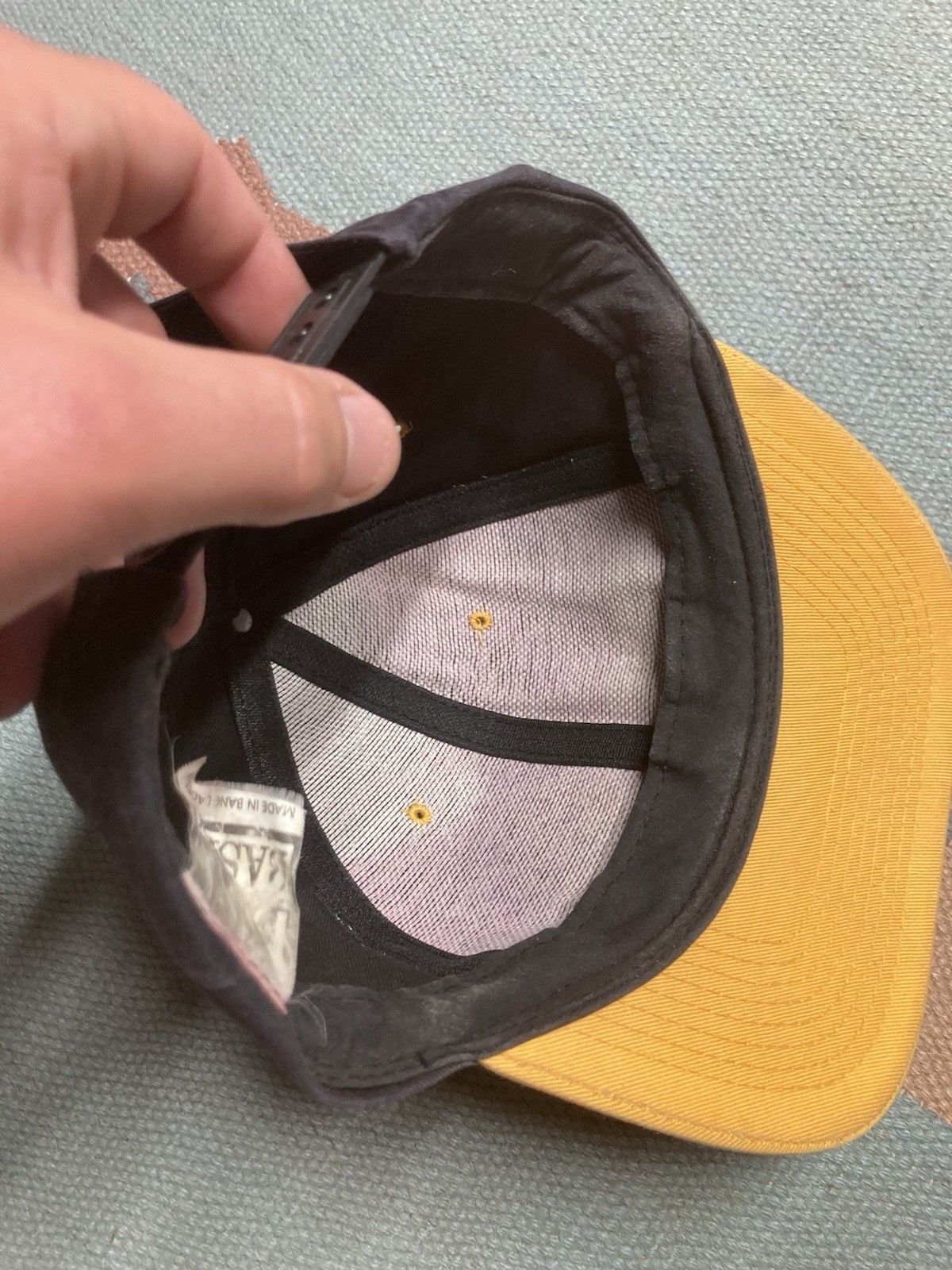 Vintage Vtg SnapBack hat Jimmy’s grill restaurant promo adjustable Size ONE SIZE - 7 Thumbnail