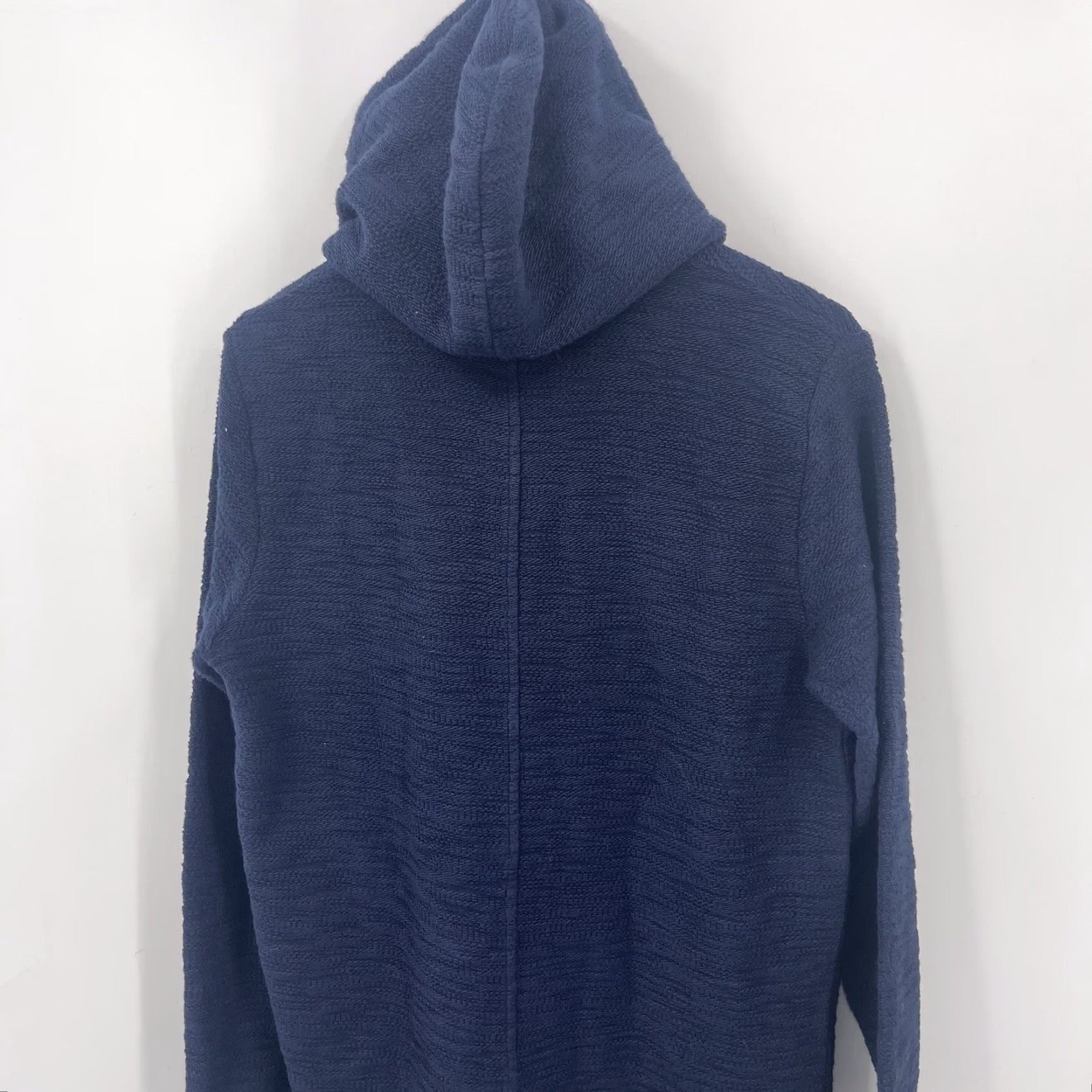 Vintage Leif Nelson Hoodie Zip Sweater Mens M Dark Blue Reverse Knit French Terry Full Zip Adults Medium Blue Modern Classic Sweatshirt Men Size US M / EU 48-50 / 2 - 4 Thumbnail