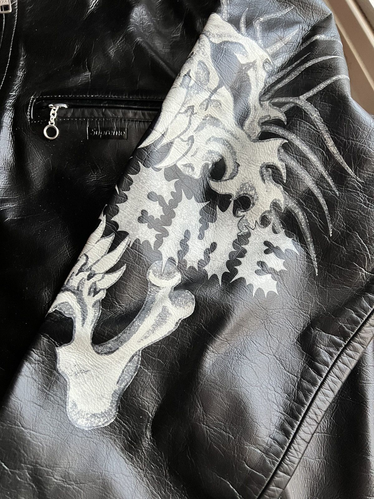 Supreme × Yohji Yamamoto Supreme Y's by Yohji Yamamoto Leather Jacket Size US M / EU 48-50 / 2 - 5 Thumbnail