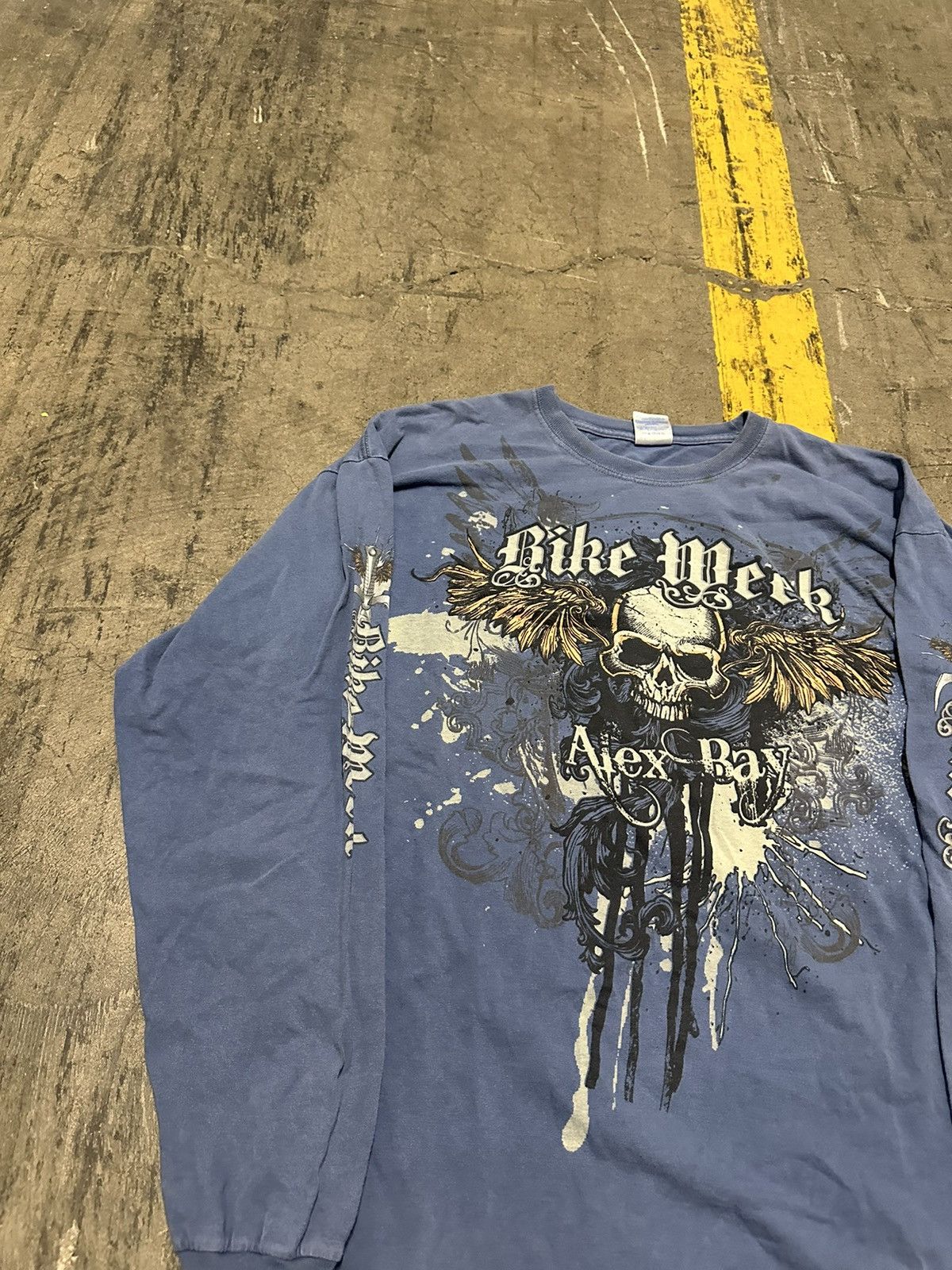 Vintage Y2K grunge biker long sleeve Size US XL / EU 56 / 4 - 2 Thumbnail