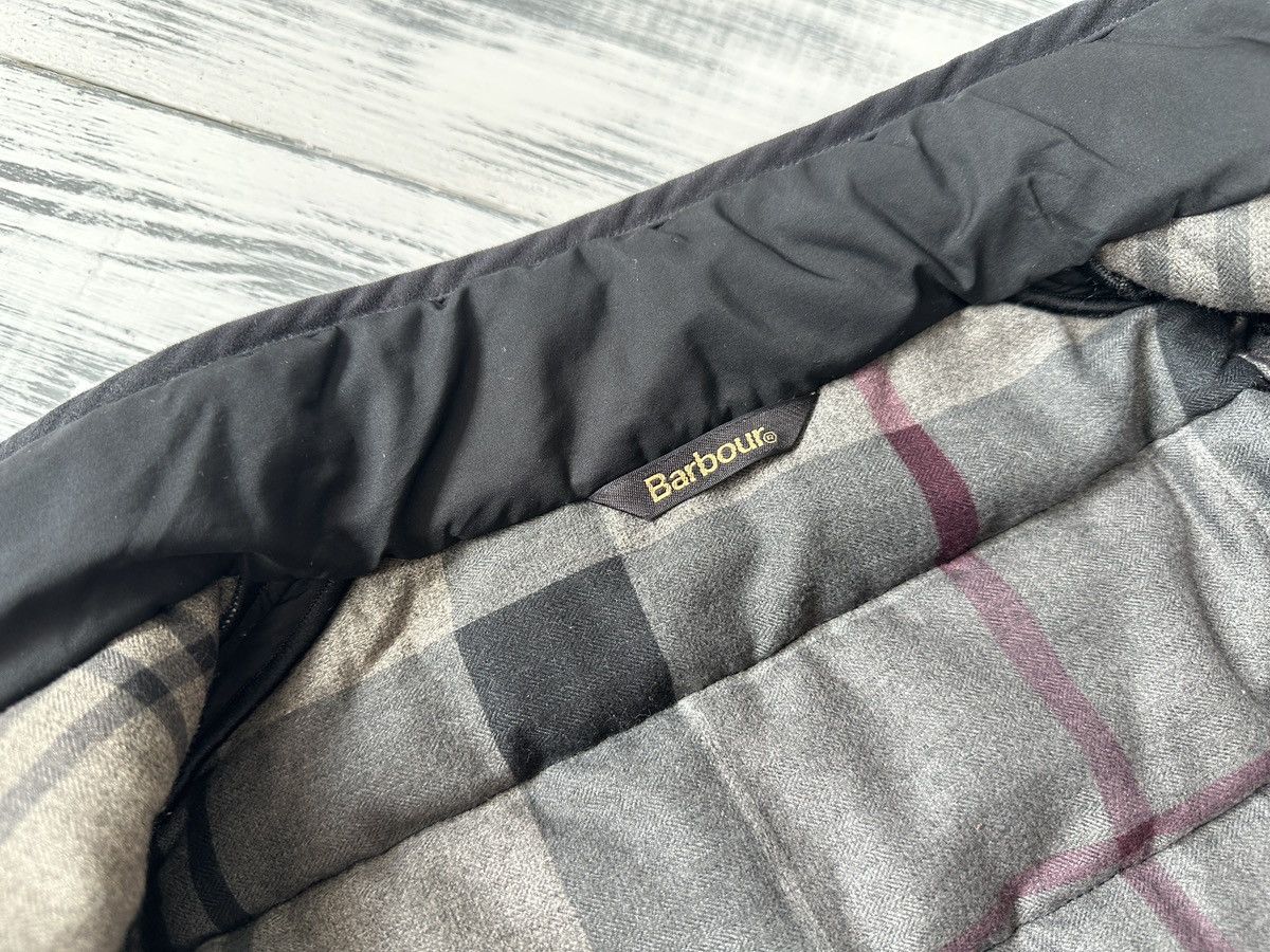 Barbour BARBOUR Straition Quilted Black Women’s Jacket Winter Tartan Size L / US 10 / IT 46 - 9 Thumbnail