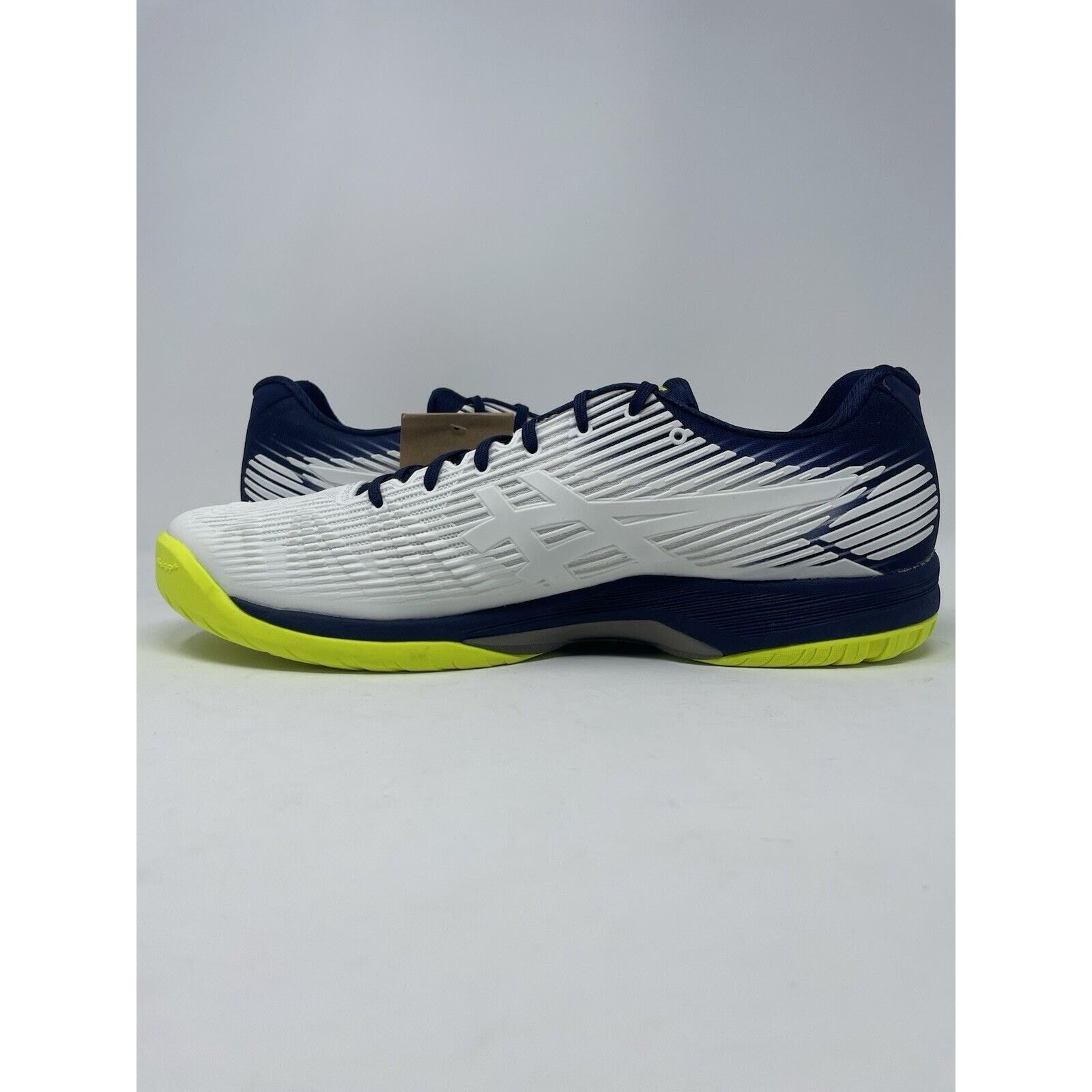 Asics Asics Solution Speed FF Tennis Shoes White Blue Mens Size 15 Size US 15 / EU 48 - 11 Thumbnail