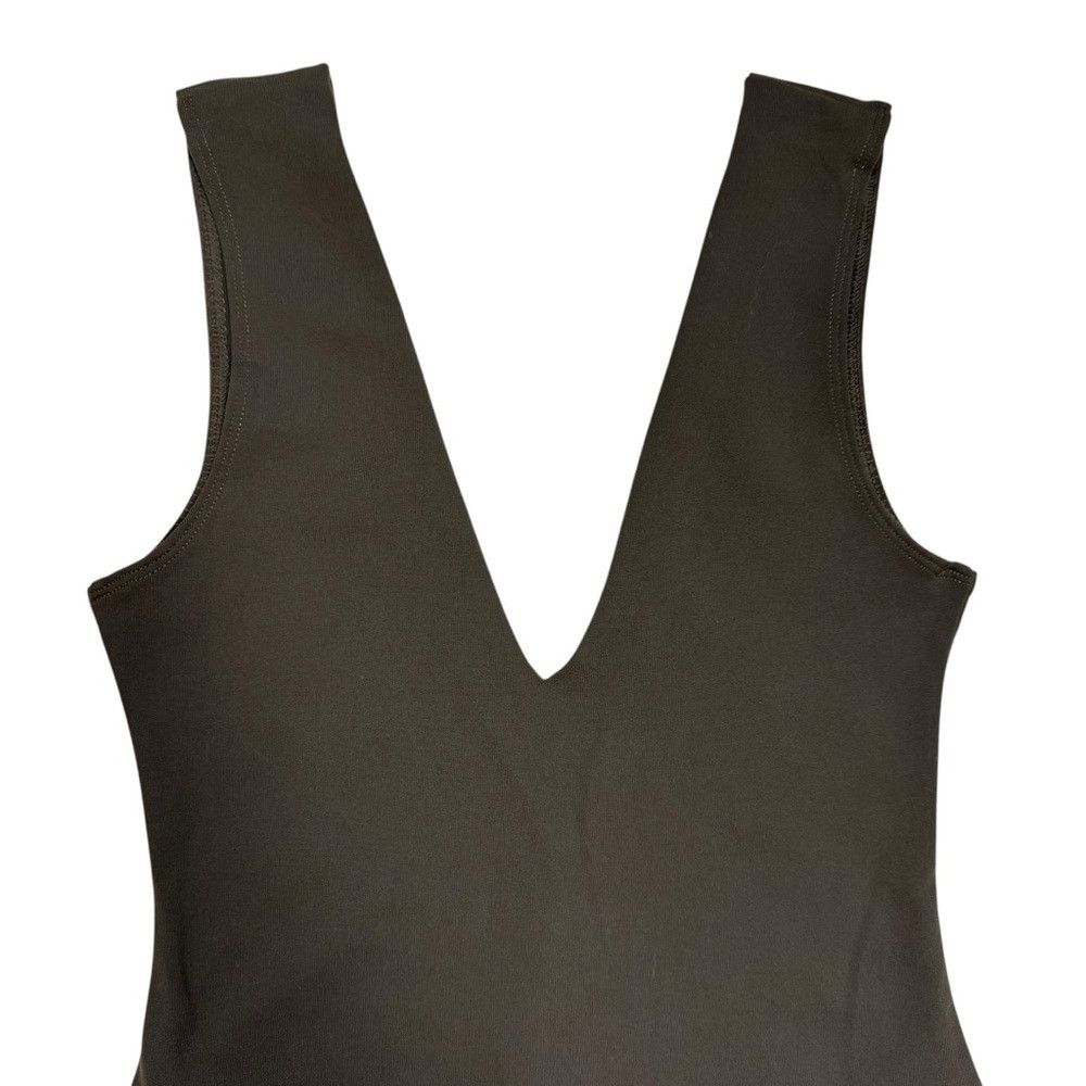 Free People NWT New Free People Keep It Sleek Olive Bodysuit Size L Size L / US 10 / IT 46 - 5 Thumbnail