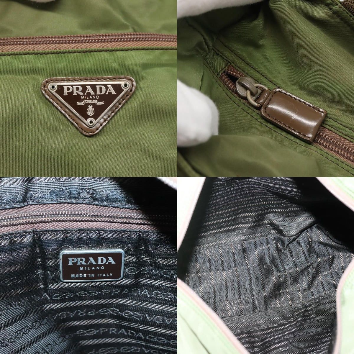 Prada PRADA Shoulder Bag Nylon Khaki Silver Size ONE SIZE - 11 Thumbnail