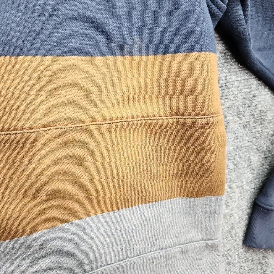 Lacoste Lacoste Sweatshirt Men XL Colorblock Crewneck Pullover Logo Blue Gray Brown Regular Cotton Pullover Season Spring Winter Fall Mens Size US XL / EU 56 / 4 - 5 Thumbnail
