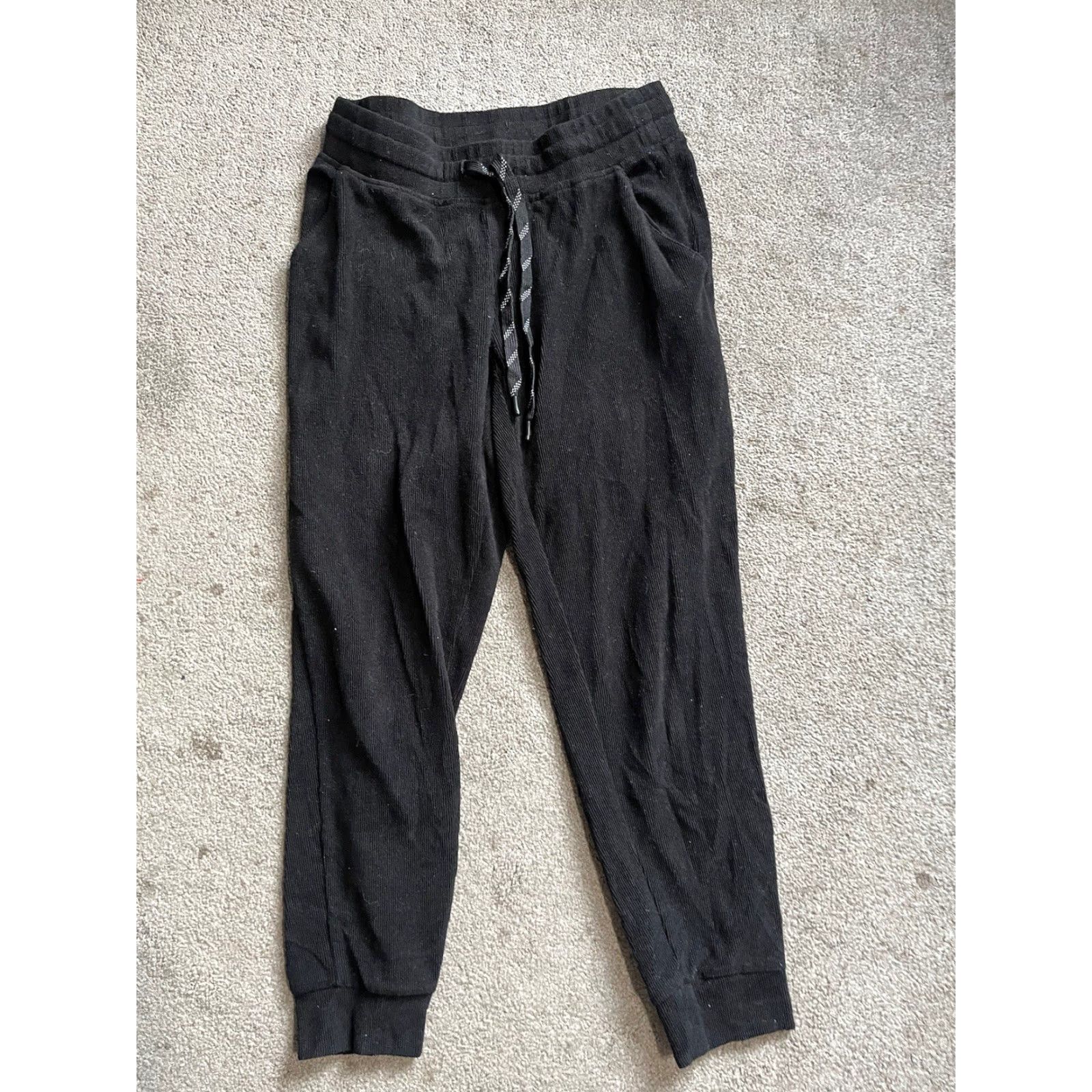 Andrew Marc Marc New York Andrew Marc Joggers Size Small Black Loungewear Stretch Size 28" / US 6 / IT 42 - 2 Thumbnail