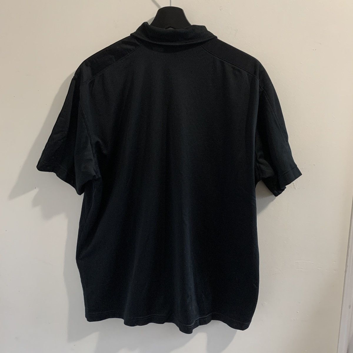 Nike × Vintage Nike Y2K Black Logo Polo (Double-Layered) Size US M / EU 48-50 / 2 - 6 Thumbnail