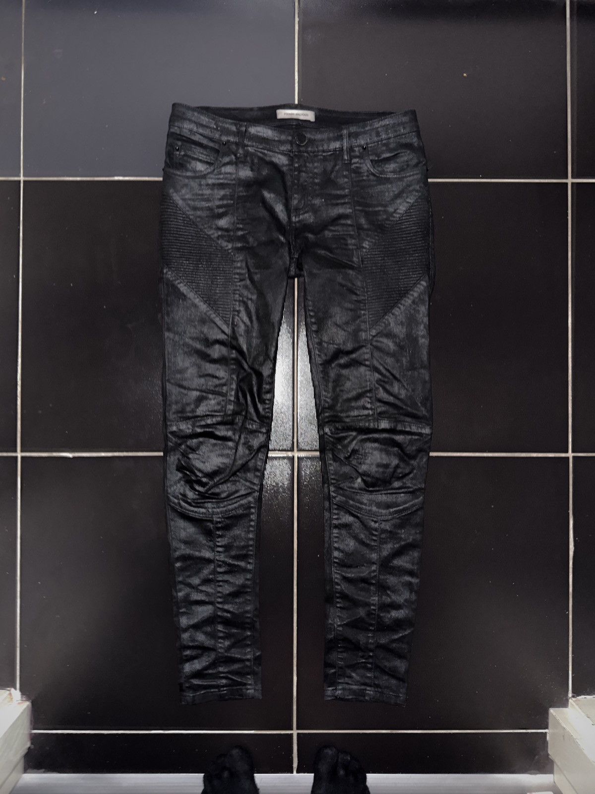 Balmain Pierre Balmain waxed skinny jeans Size US 28 / EU 44 - 2 Thumbnail