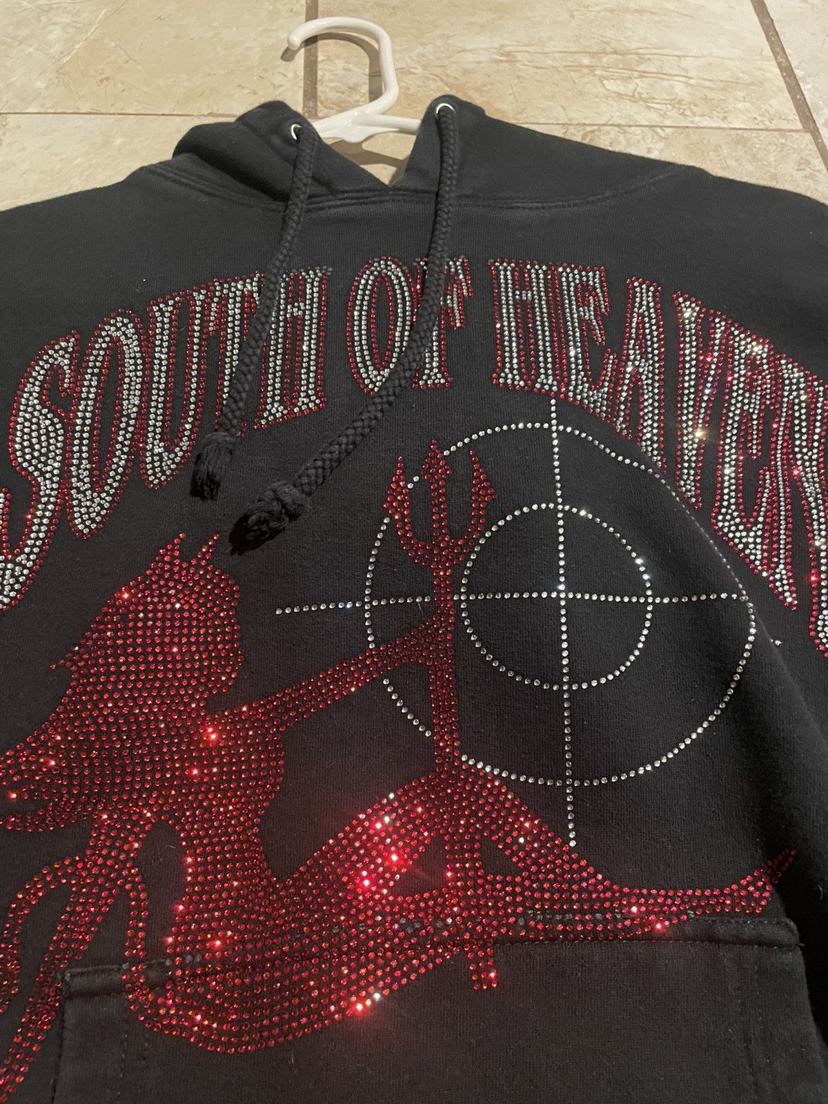 South of Heaven Rhinestone South of Heaven Hoodie Size US S / EU 44-46 / 1 - 3 Thumbnail