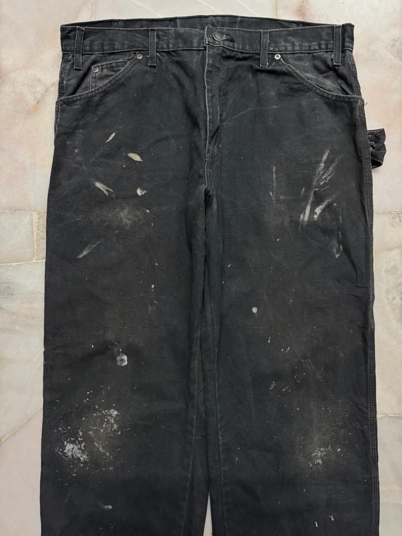 Dickies 💥THRASHED💥VINTAGE Y2K DICKIES SICK CARPENTER WORKWEAR THRASH Size US 36 / EU 52 - 3 Thumbnail