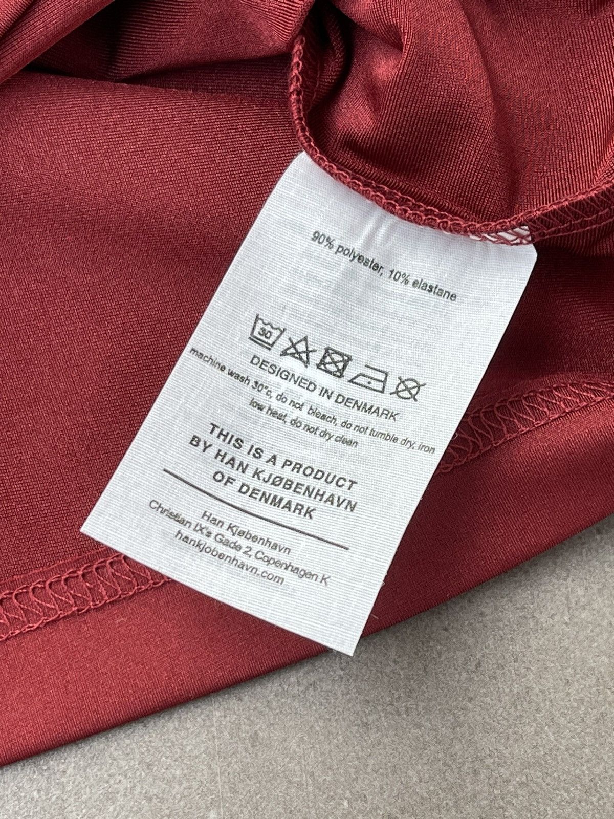 Han Kjobenhavn !DS! SS23 Han Kjobenhavn Logo Stretch Jersey Red Turtleneck Size US S / EU 44-46 / 1 - 24 Thumbnail