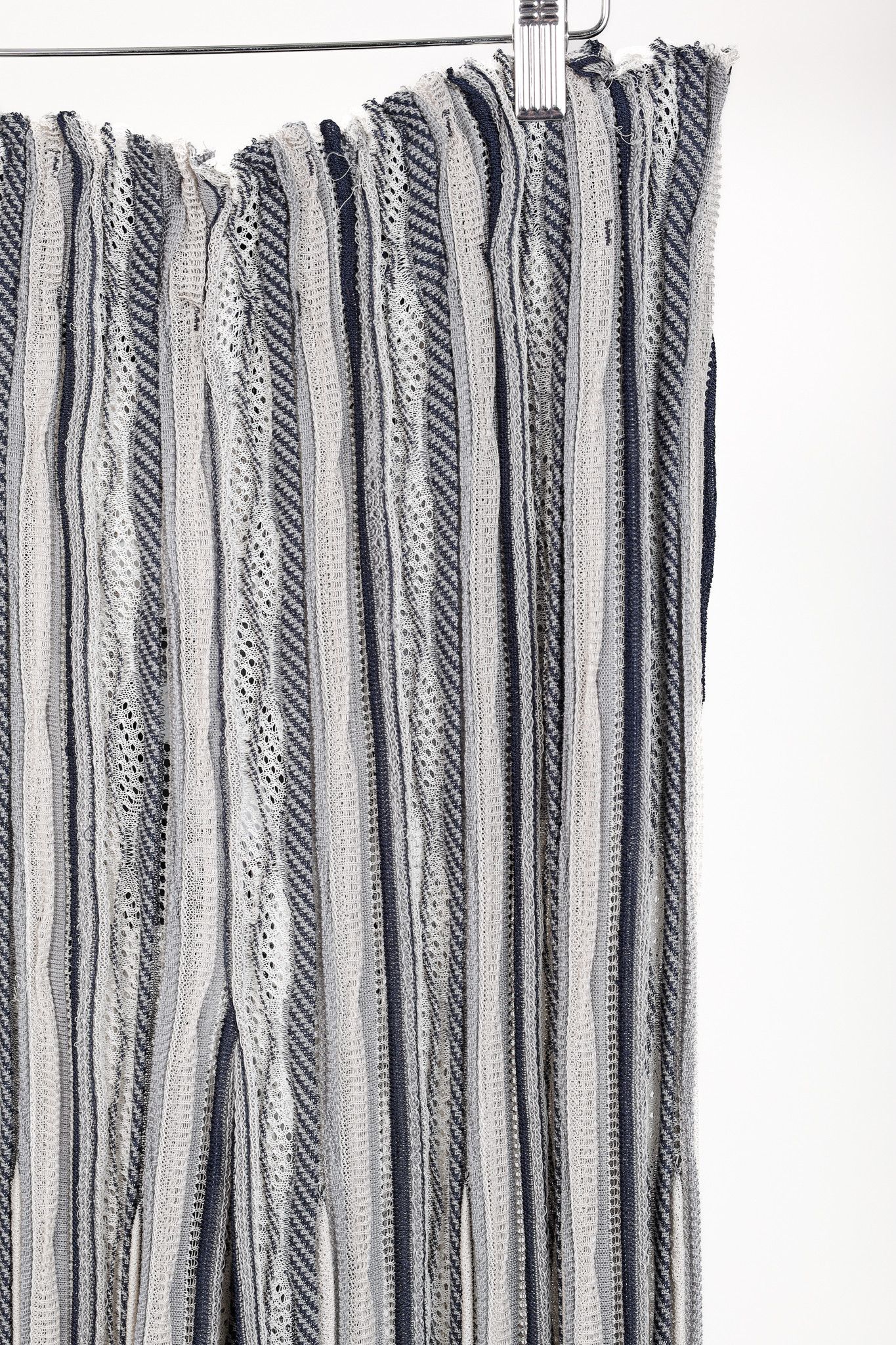 Giorgio Armani Giorgio Armani Silk Cashmere Multipattern Stripe Knit Pant Size 32" / US 10 / IT 46 - 4 Thumbnail