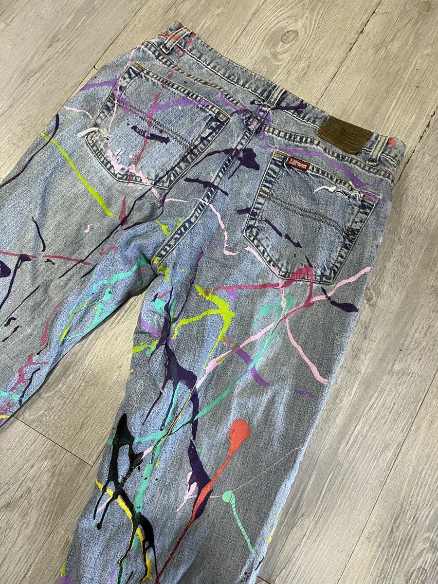 Polo Ralph Lauren Rare Distressed Denim POLO vintage Size US 34 / EU 50 - 10 Thumbnail