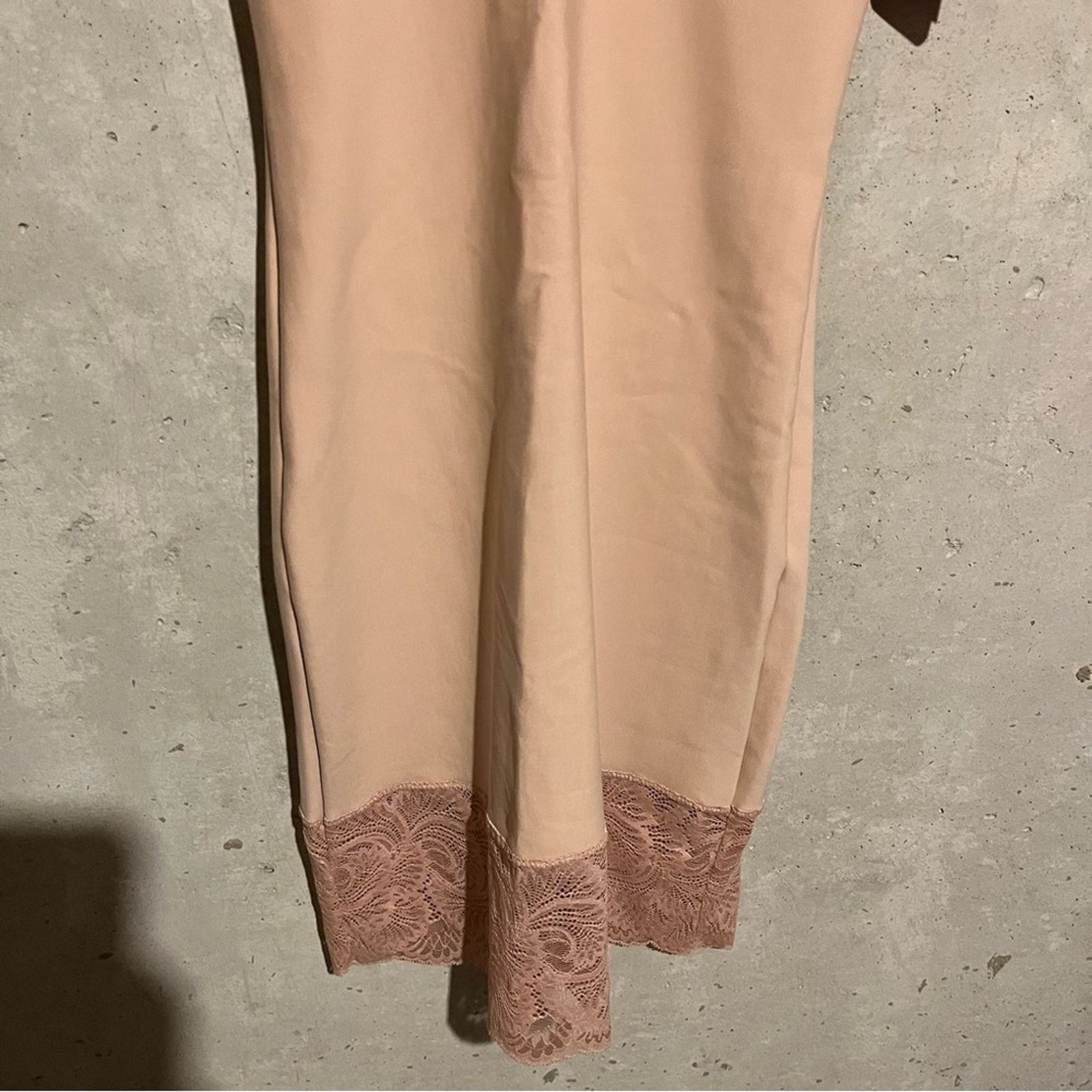 Commando Commando Womens Sleeveless V Neck Slip Dress Rose Beige Sz M Size ONE SIZE - 3 Thumbnail