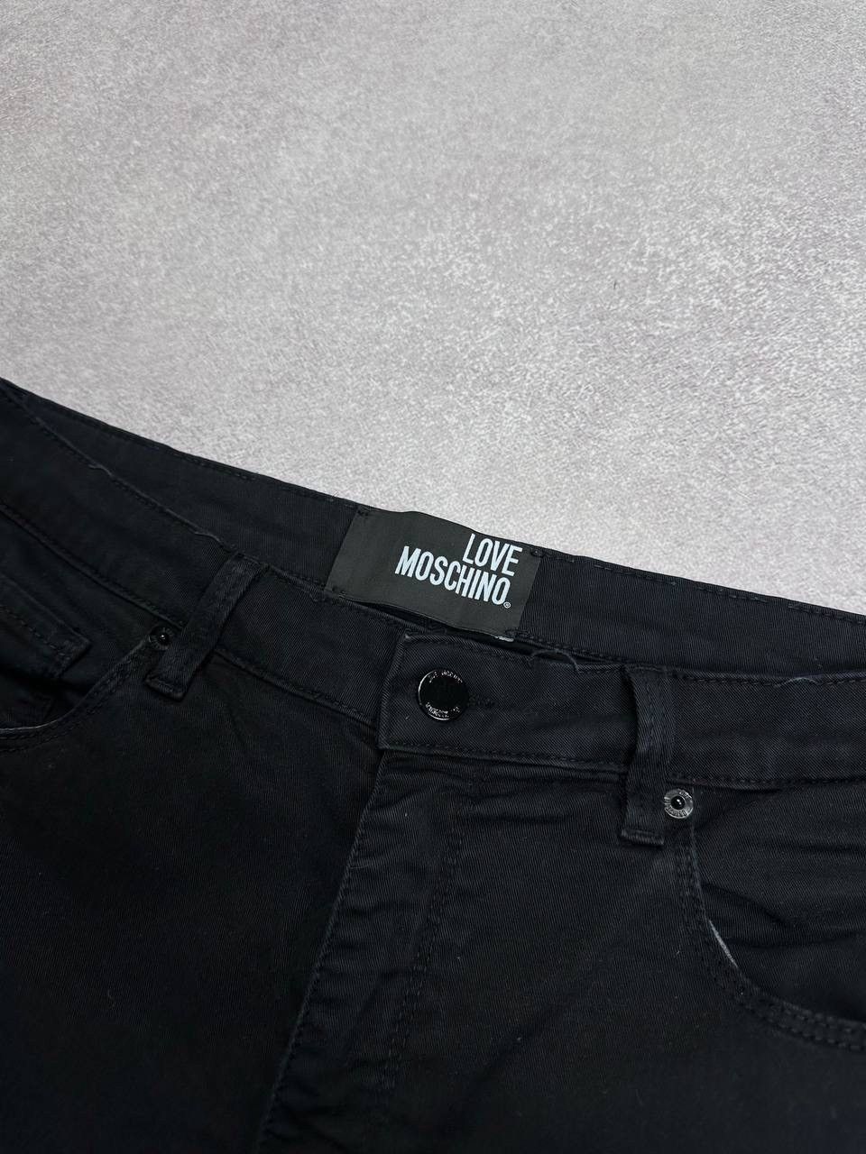 Moschino Vintage Love Moscino Black Denim Pants Y2K 31 Size US 31 - 5 Thumbnail